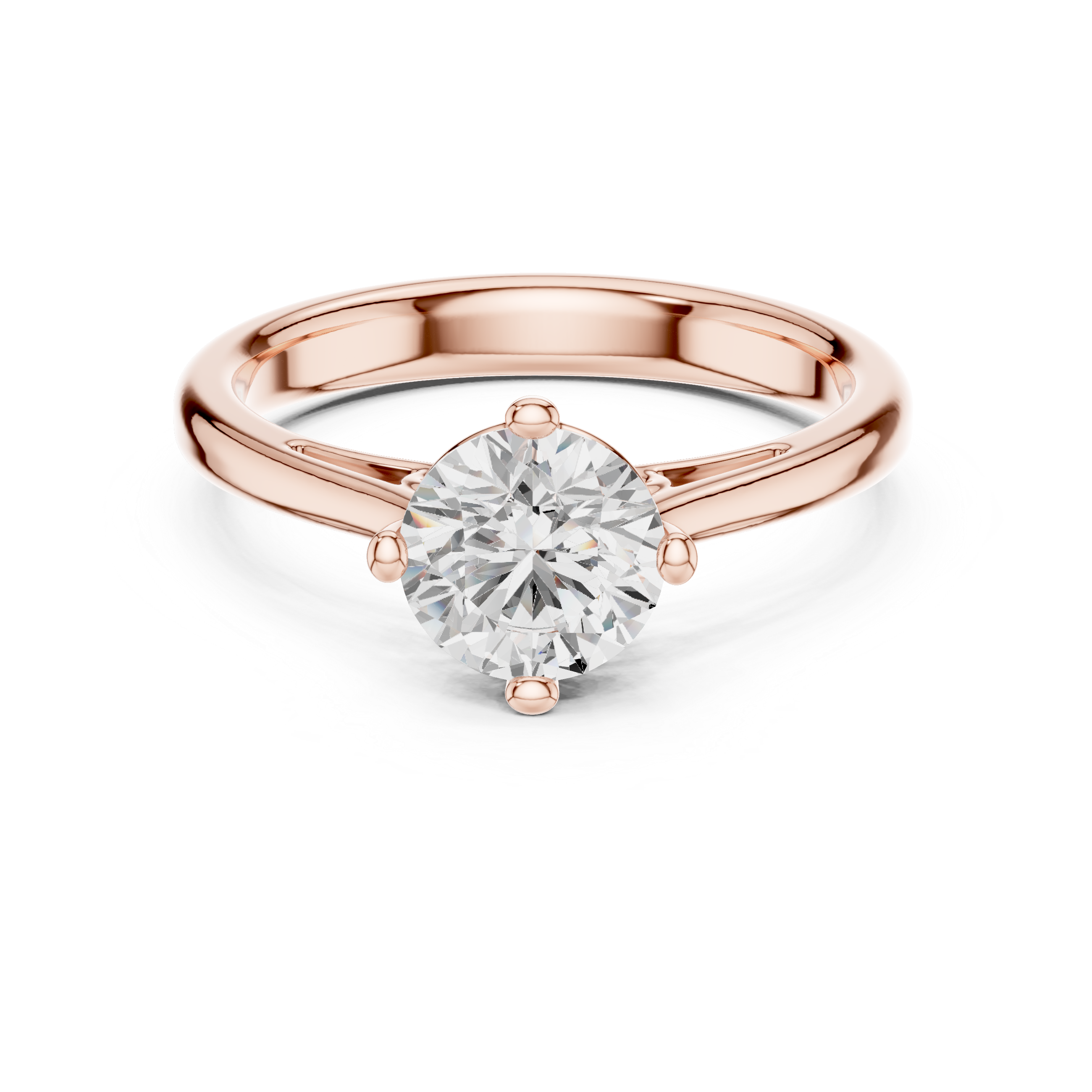 Vintage Cathedral Solitaire Engagement Ring 1.00 CT