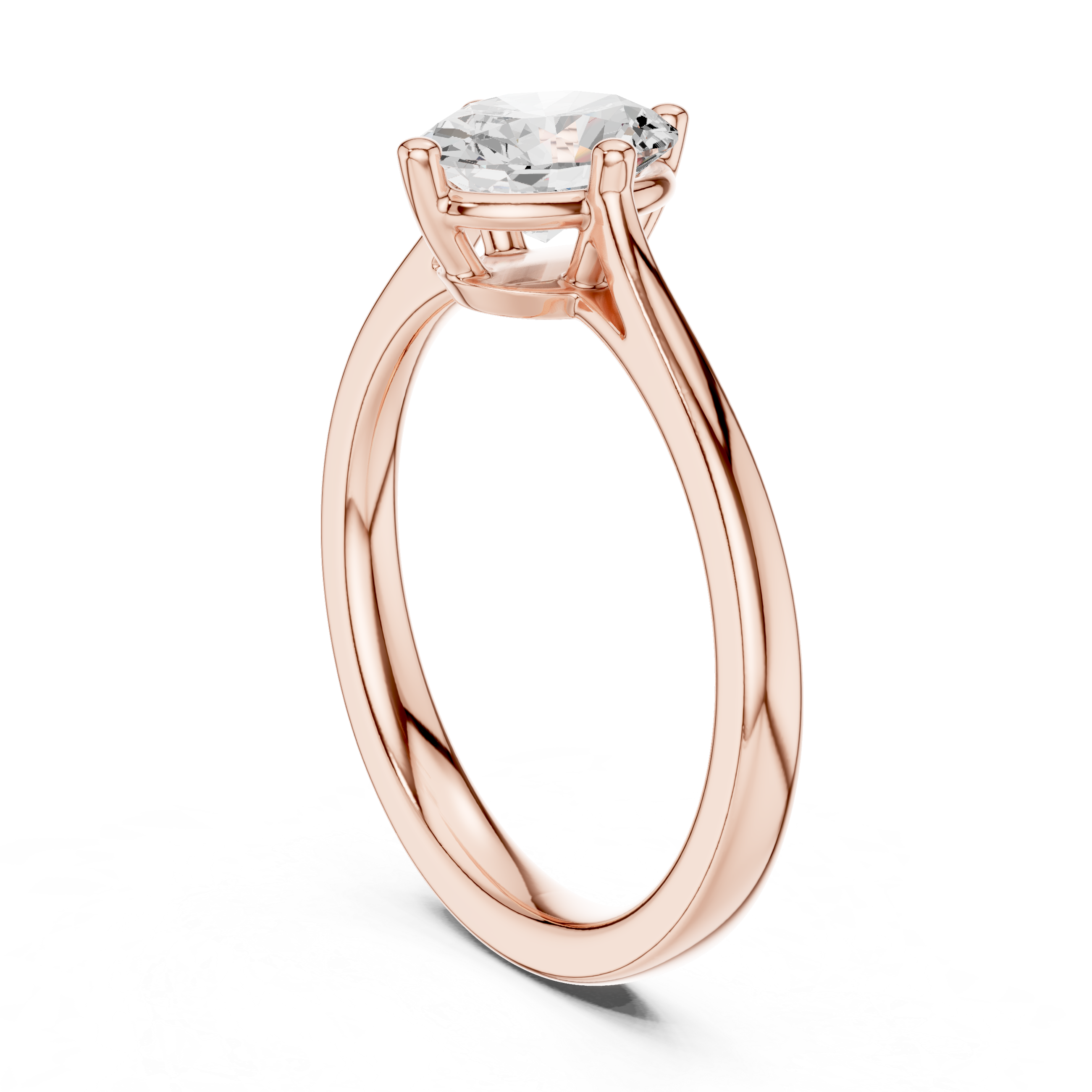 Oval Solitaire Engagement Ring