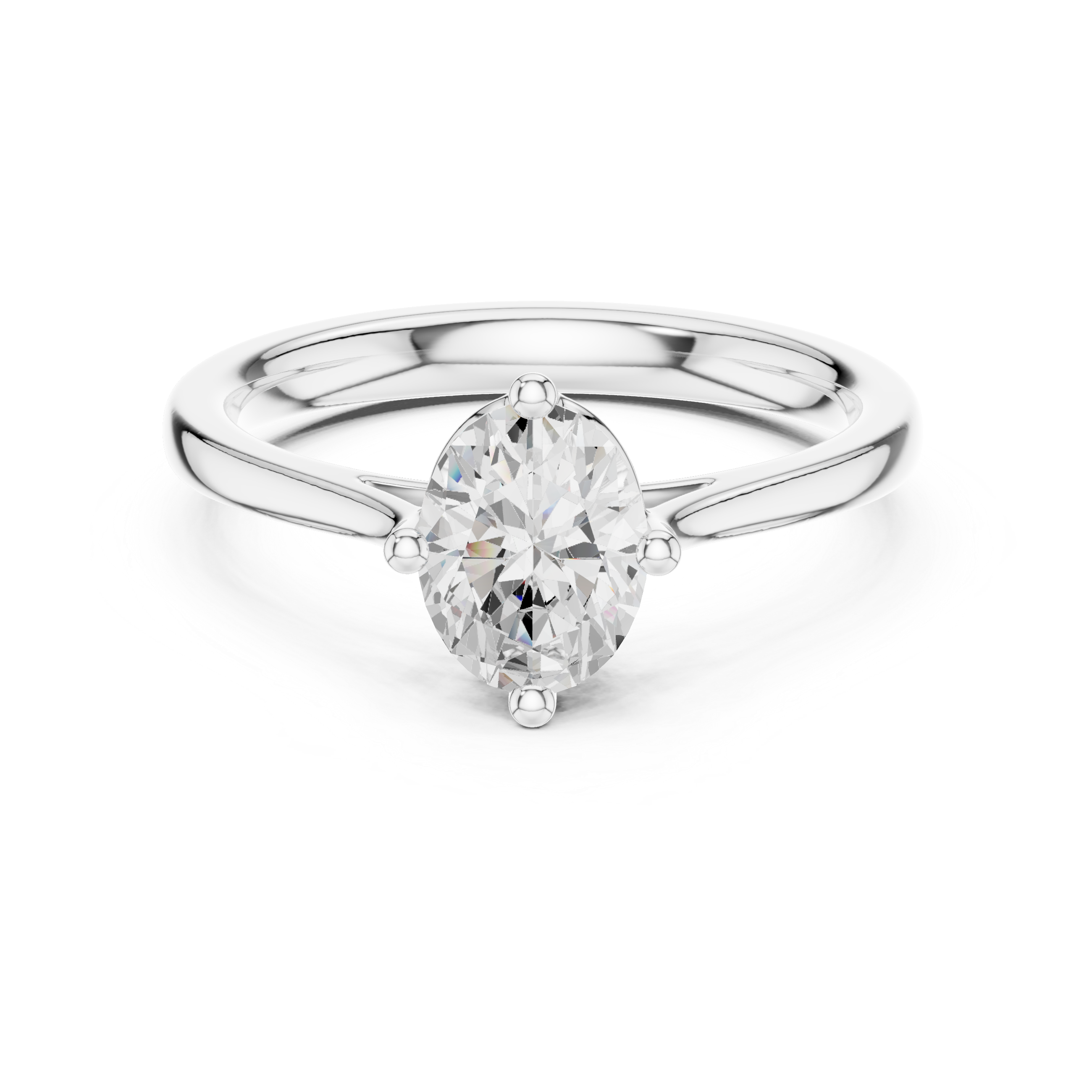 Oval Solitaire Engagement Ring