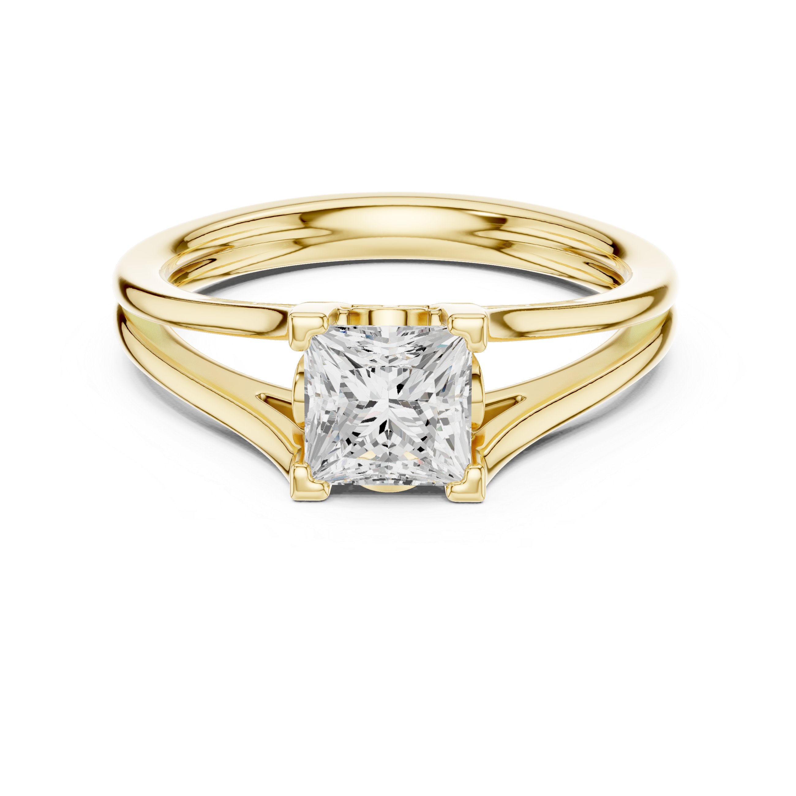 Princess Solitaire Engagement Ring