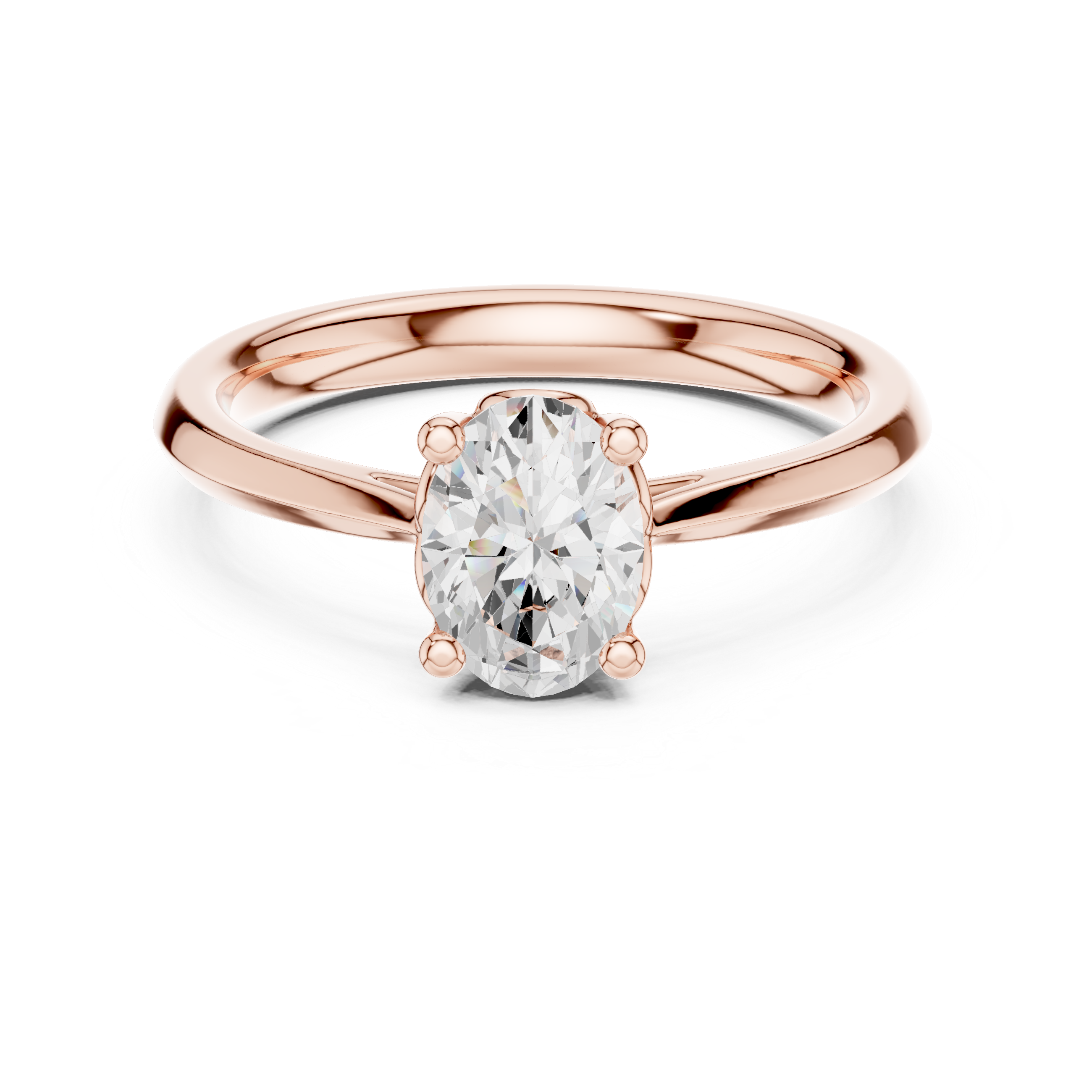 Oval Solitaire Engagement Ring
