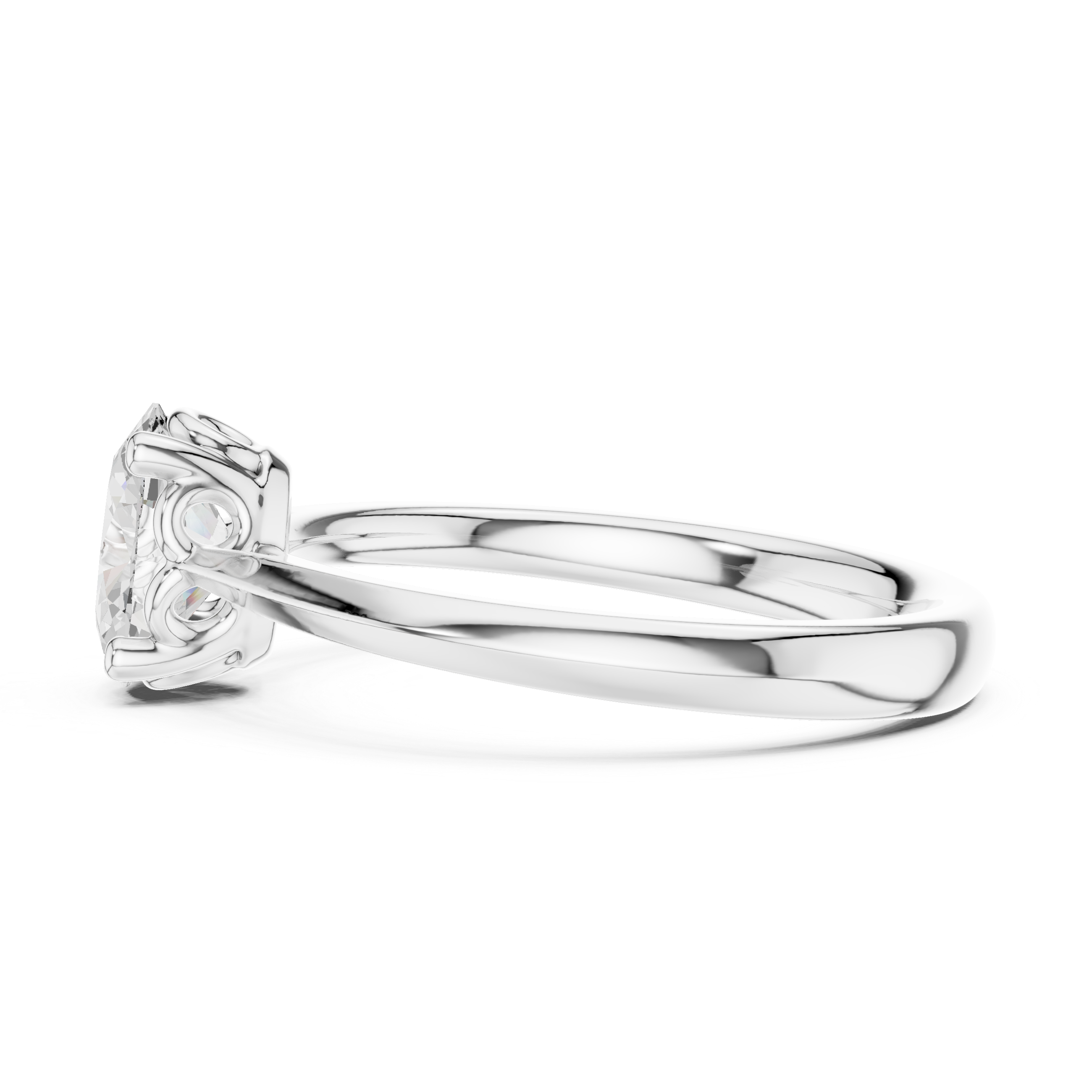 Oval Solitaire Engagement Ring