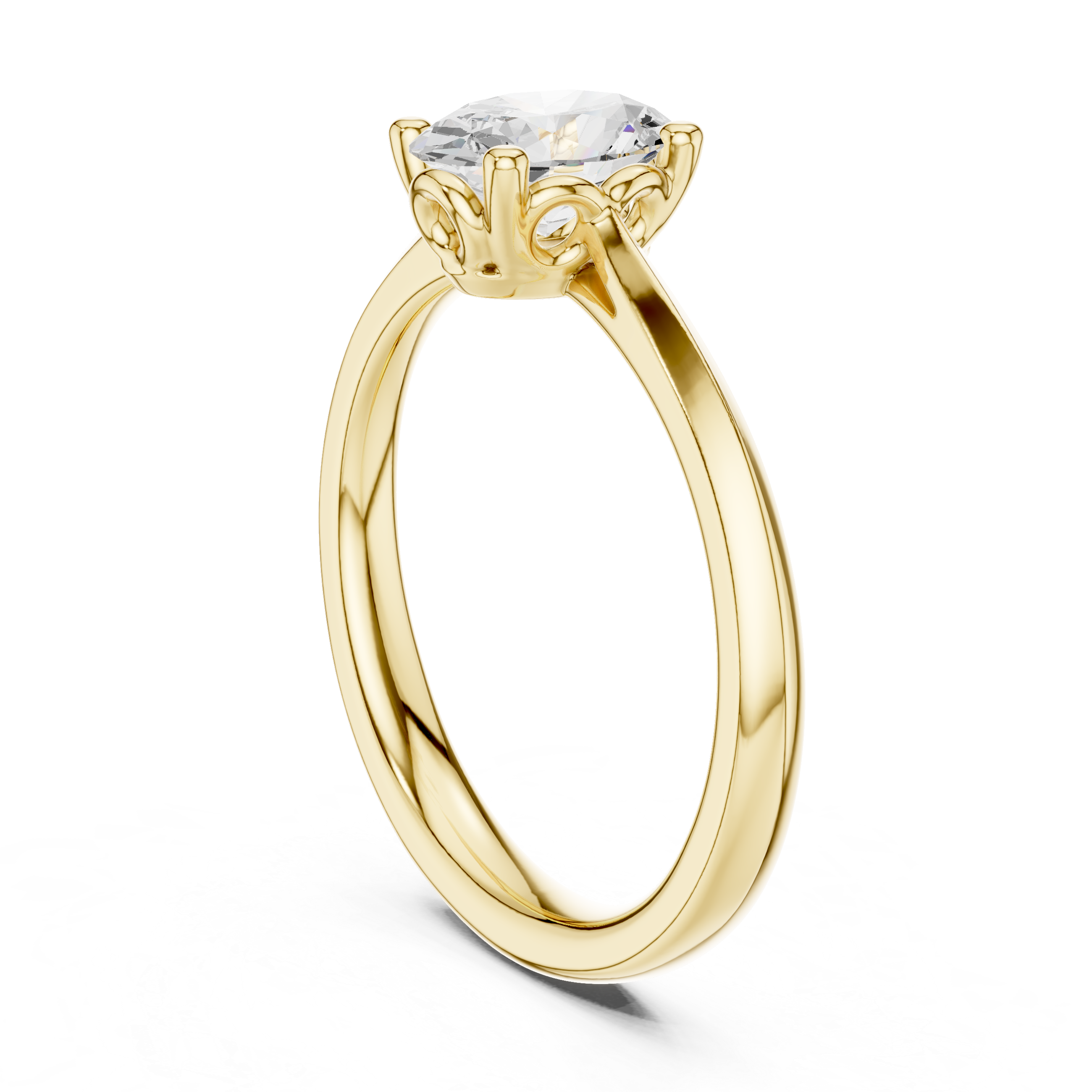 Oval Solitaire Engagement Ring