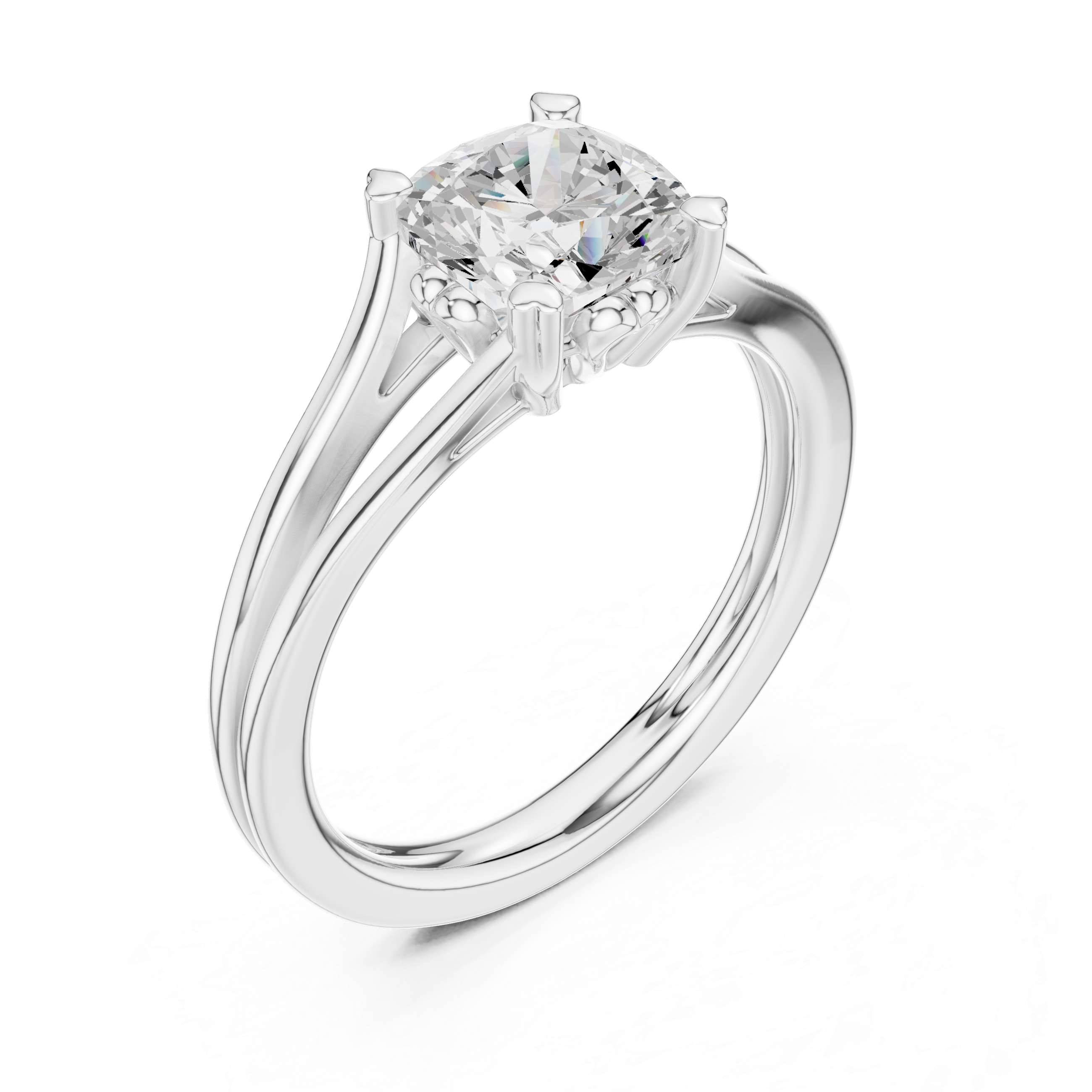 Cushion Cut Solitaire Engagement Ring