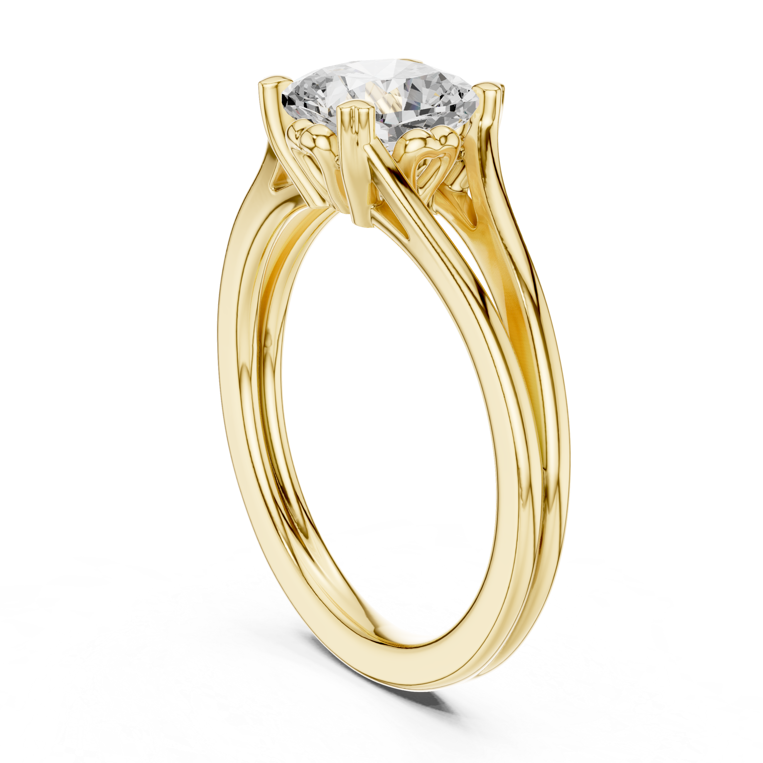 Cushion Cut Solitaire Engagement Ring