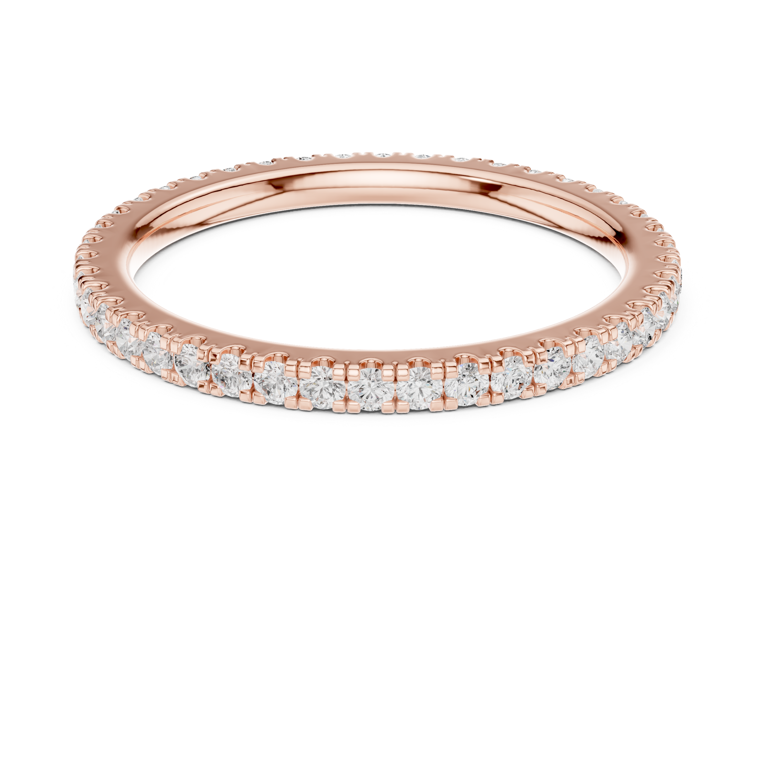 Ultra Thin Diamond Eternity Wedding Band