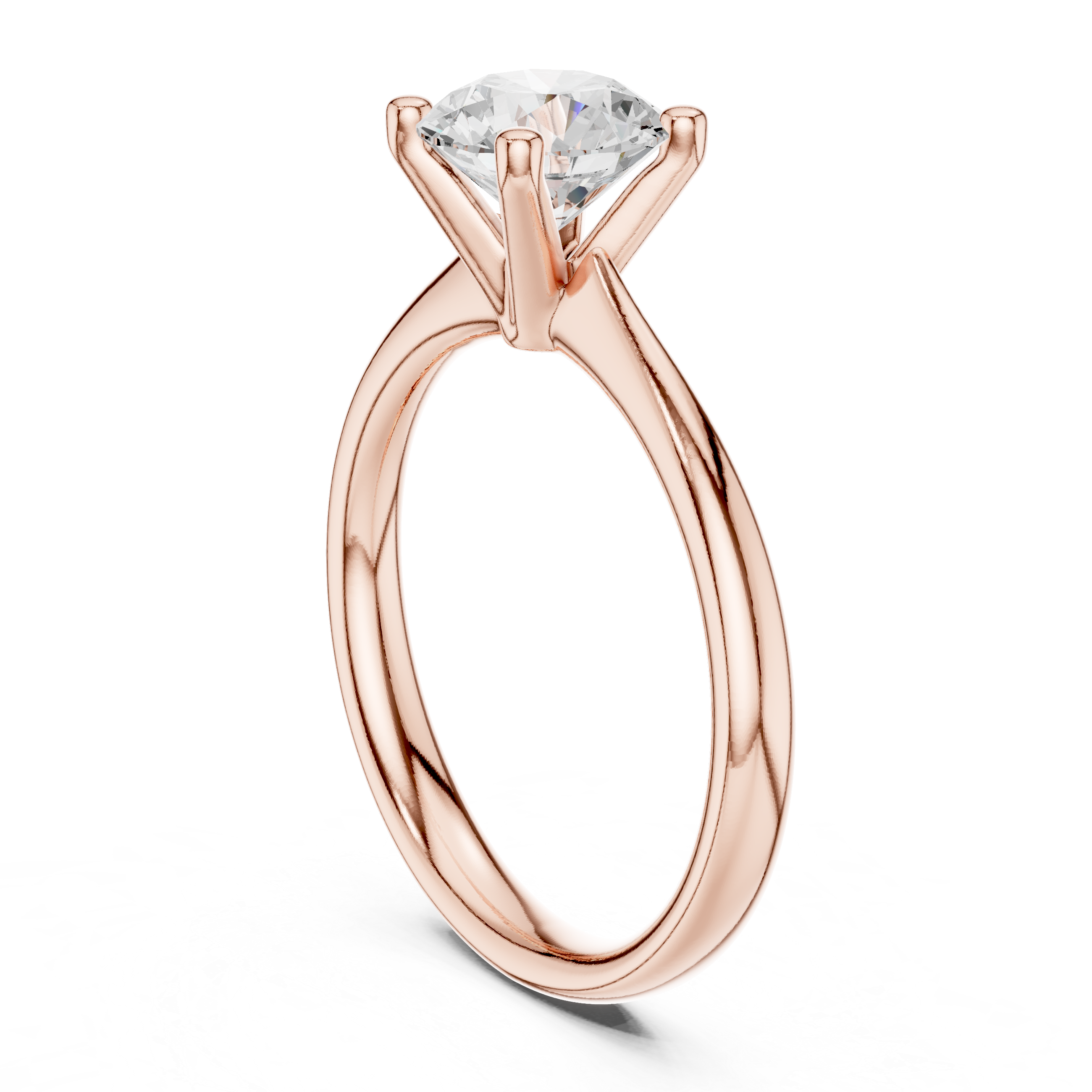 Classic Solitaire Diamond Engagement Ring