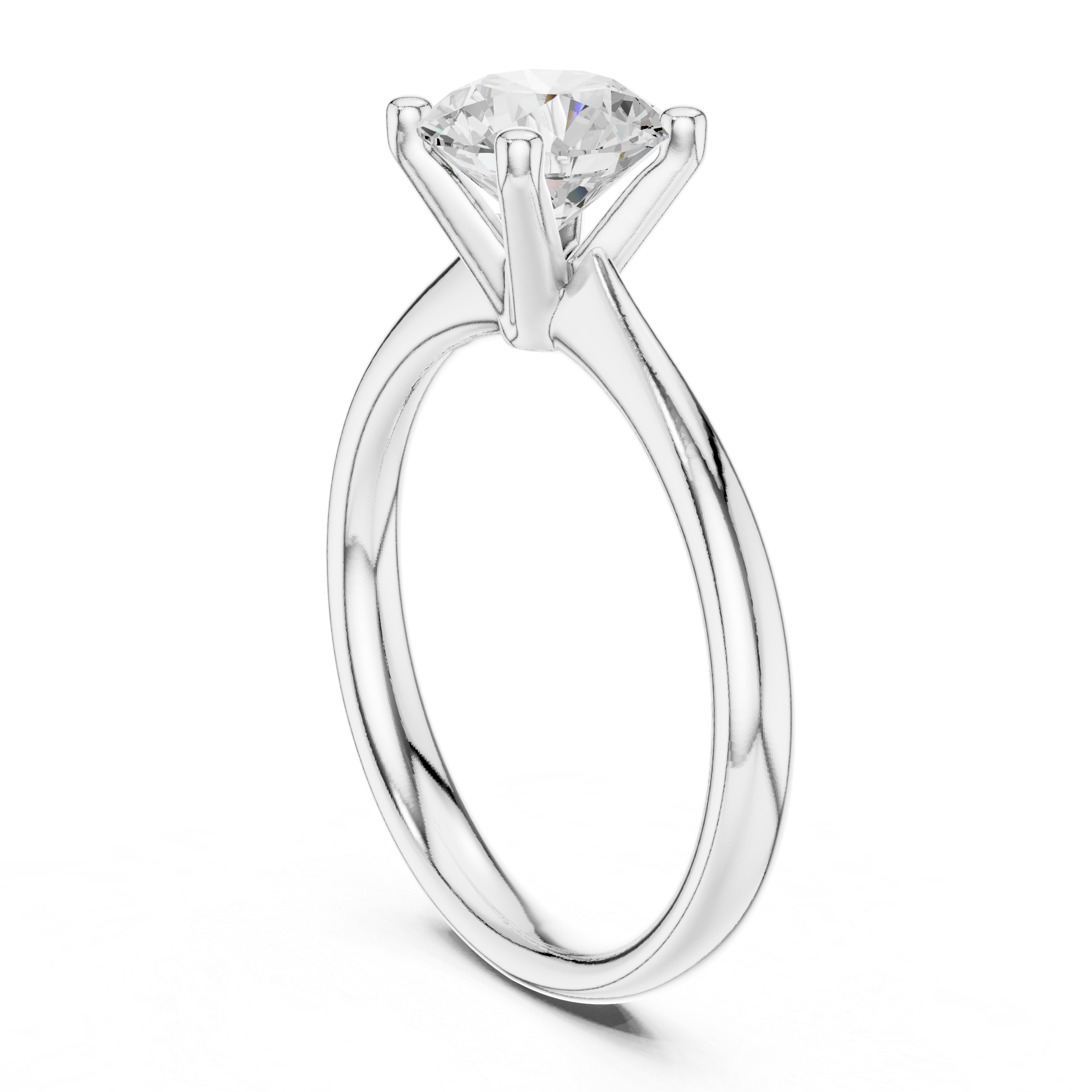 Classic Solitaire Diamond Engagement Ring