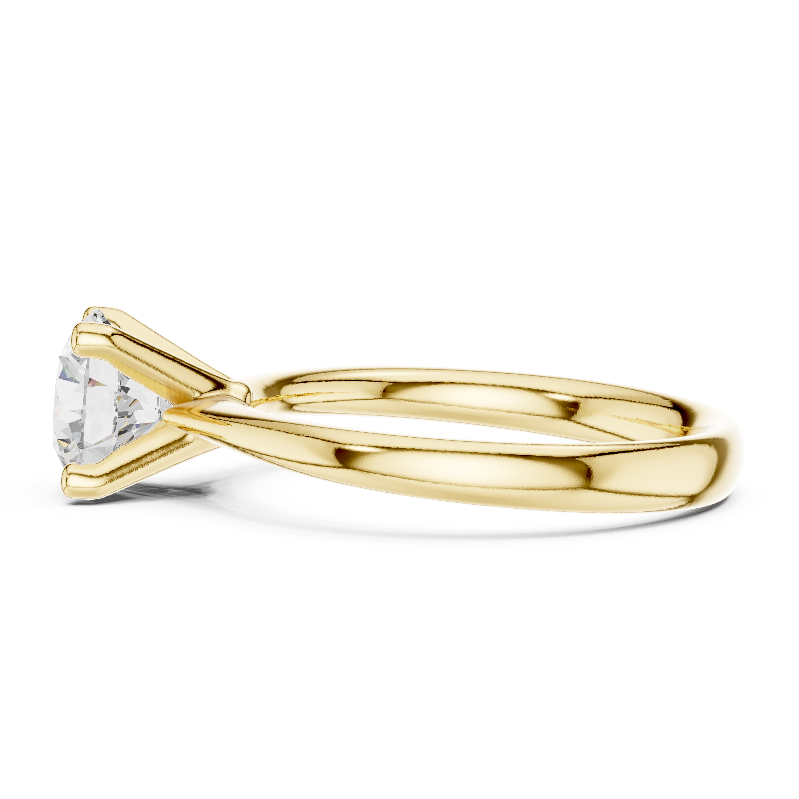 Classic Solitaire Diamond Engagement Ring