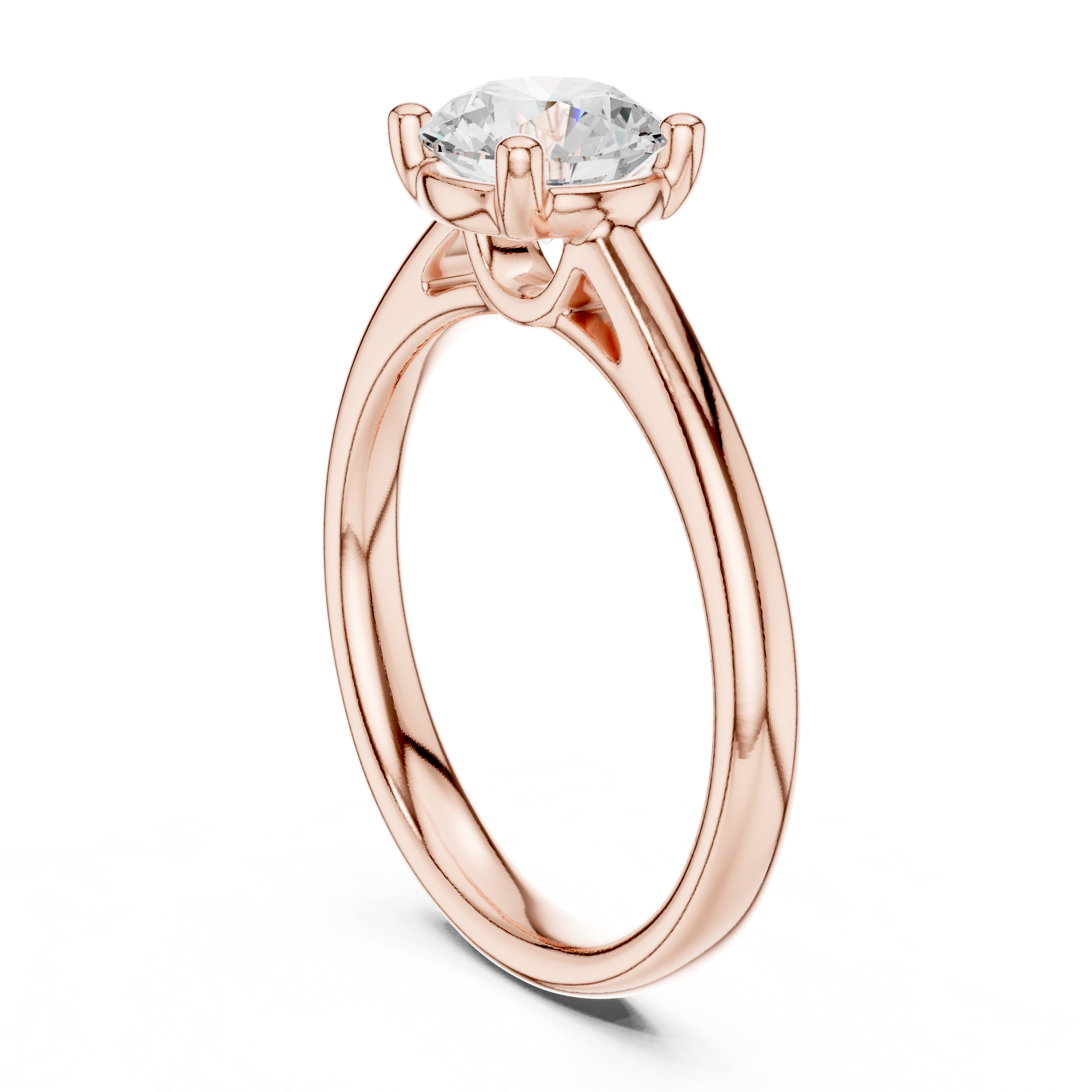 Classic Solitaire Diamond Engagement Ring