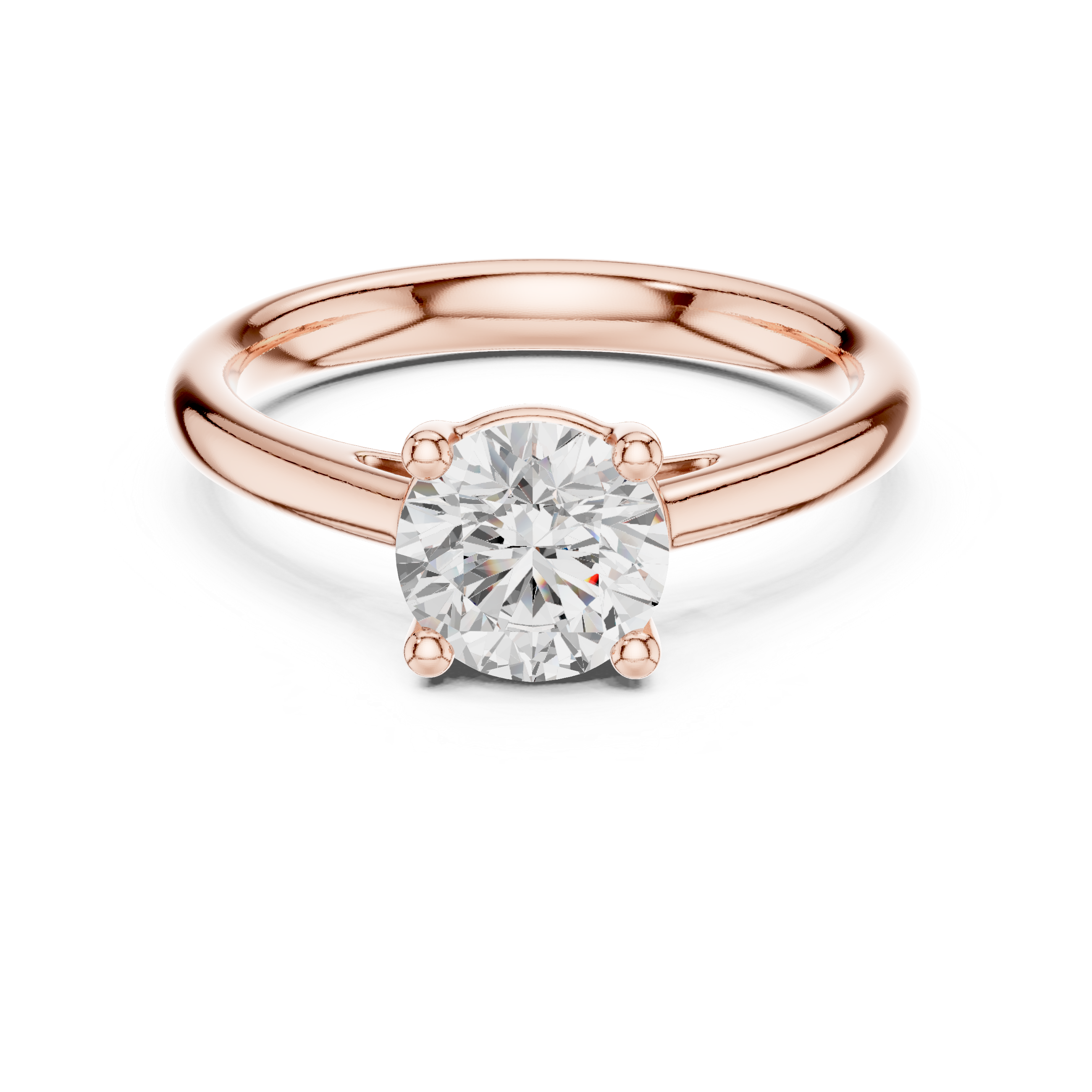 Classic Solitaire Diamond Engagement Ring
