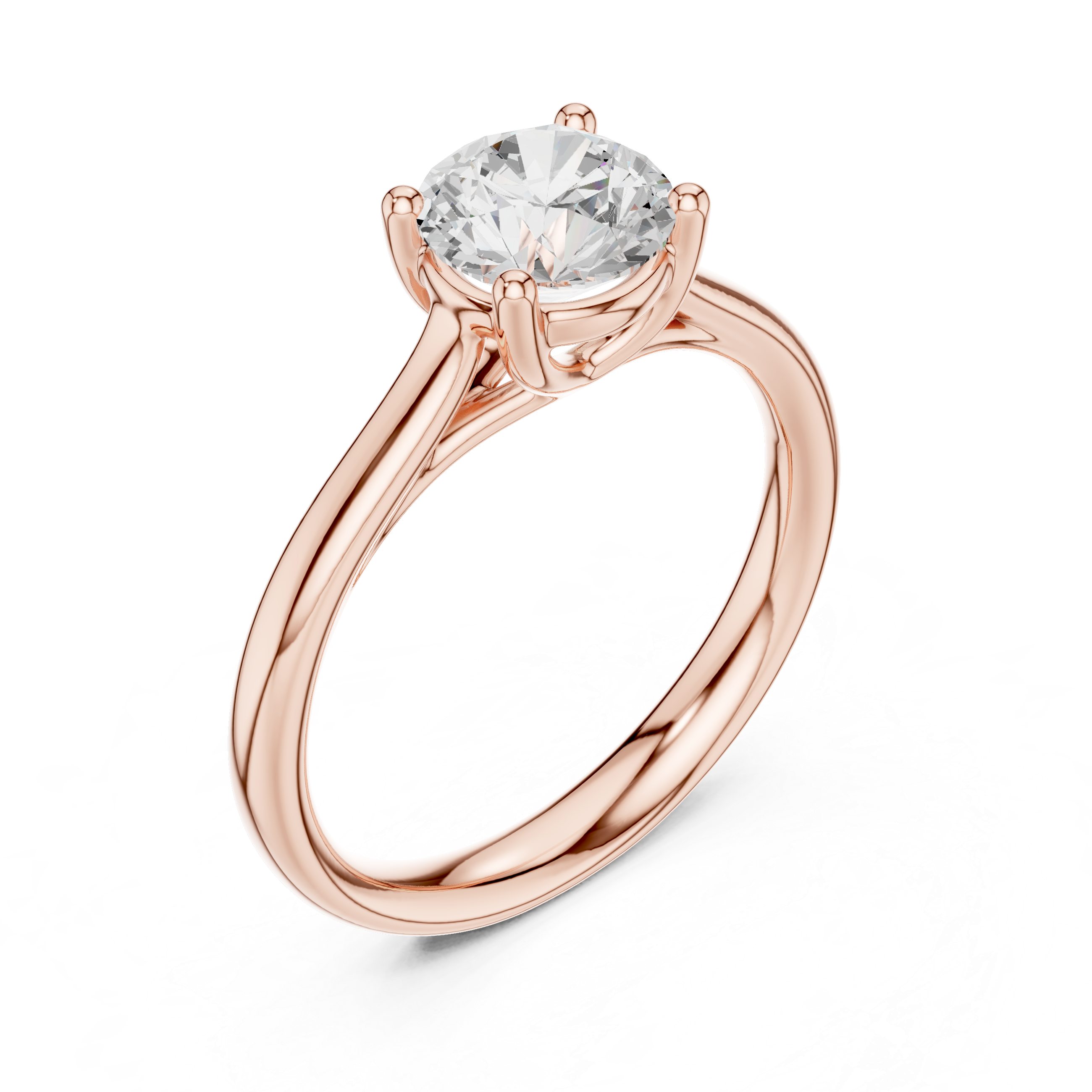 Classic Solitaire Diamond Engagement Ring