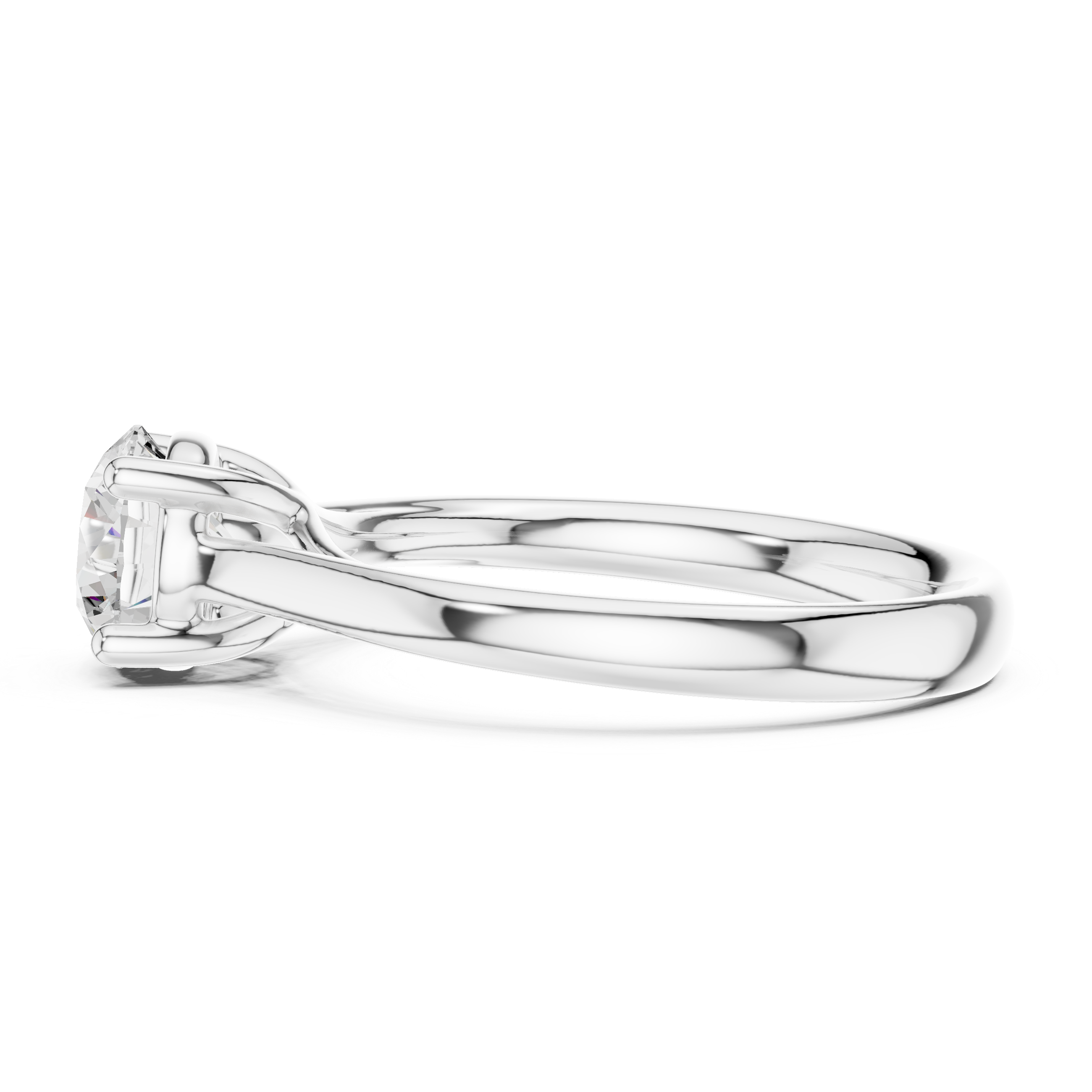 Classic Solitaire Diamond Engagement Ring