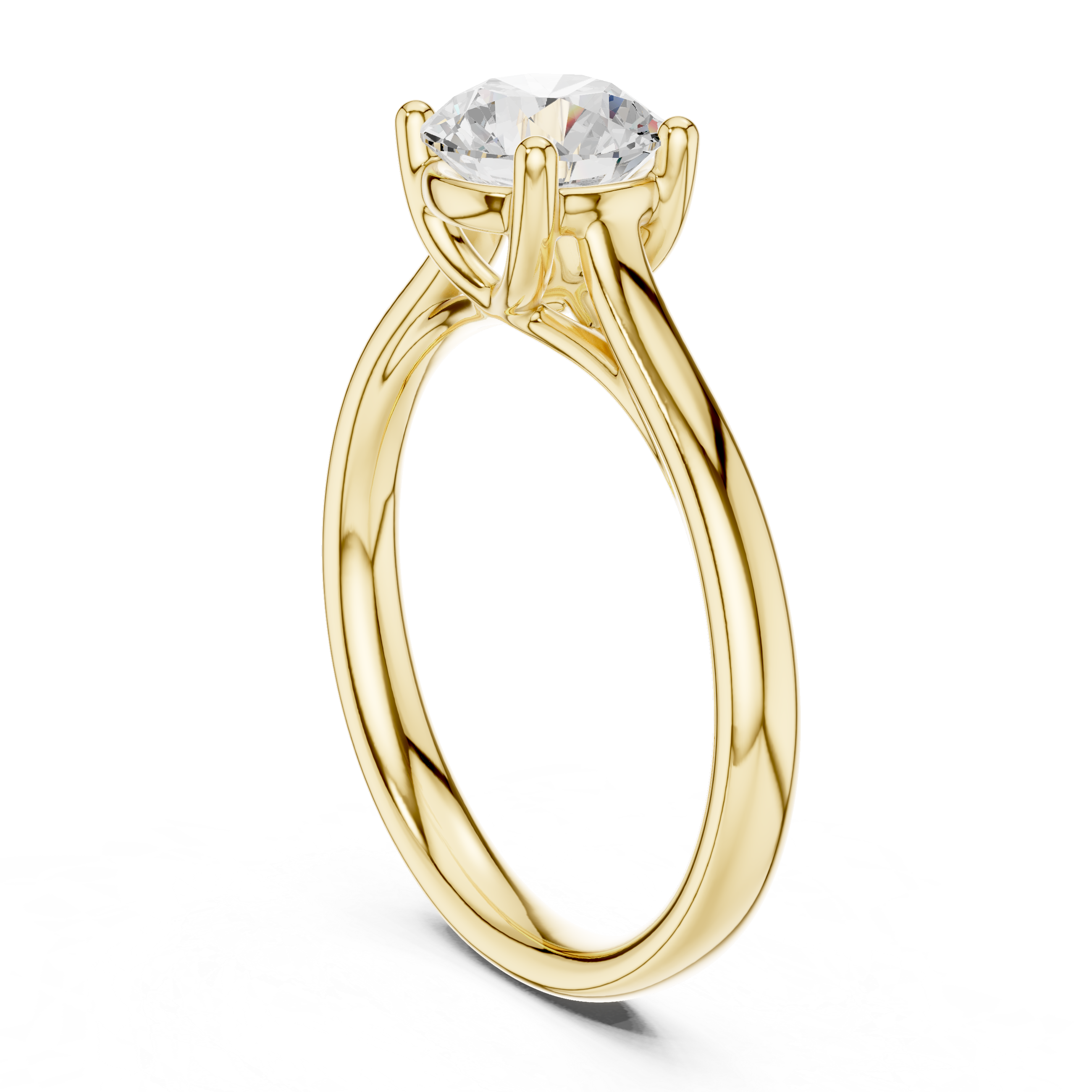 Classic Solitaire Diamond Engagement Ring