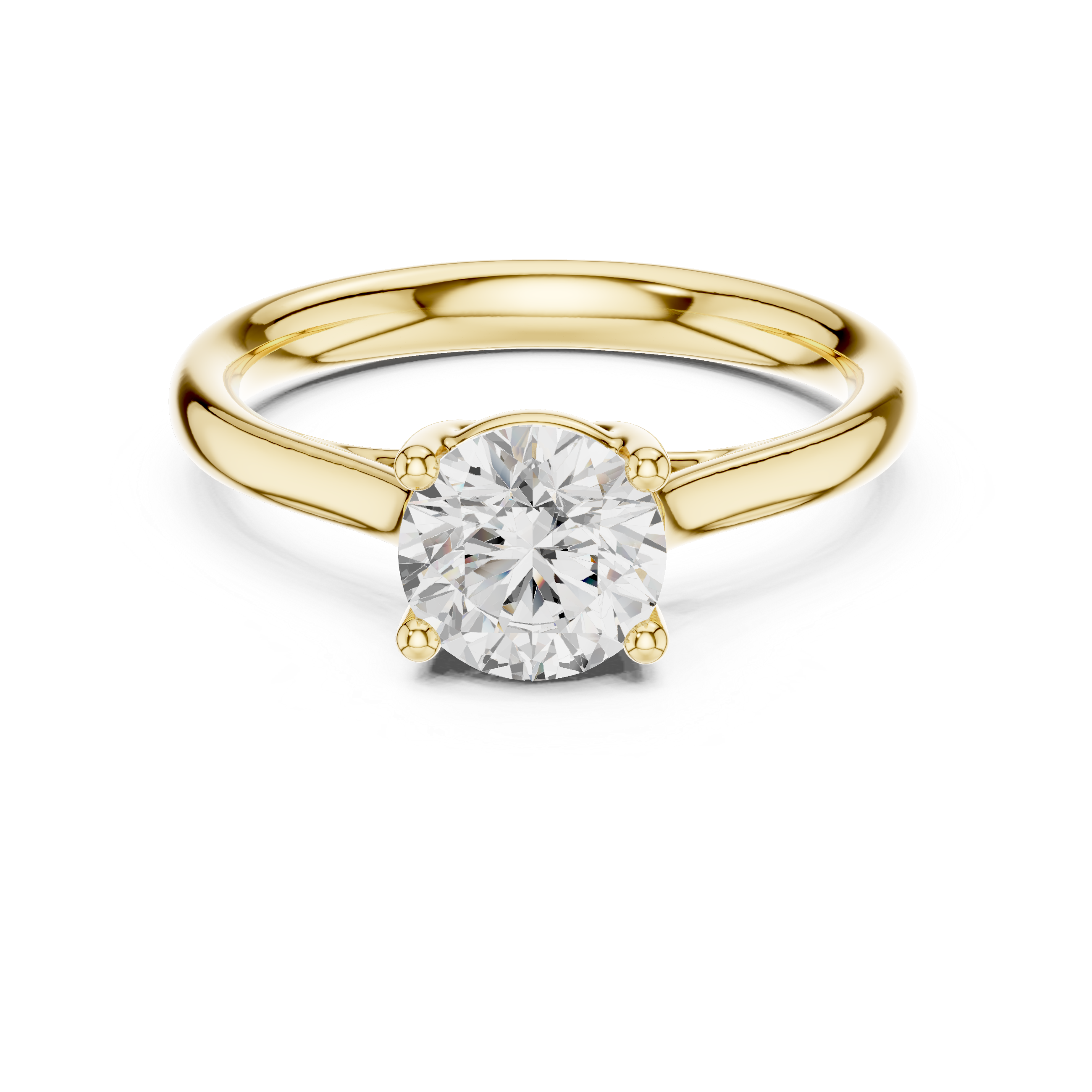 Classic Solitaire Diamond Engagement Ring