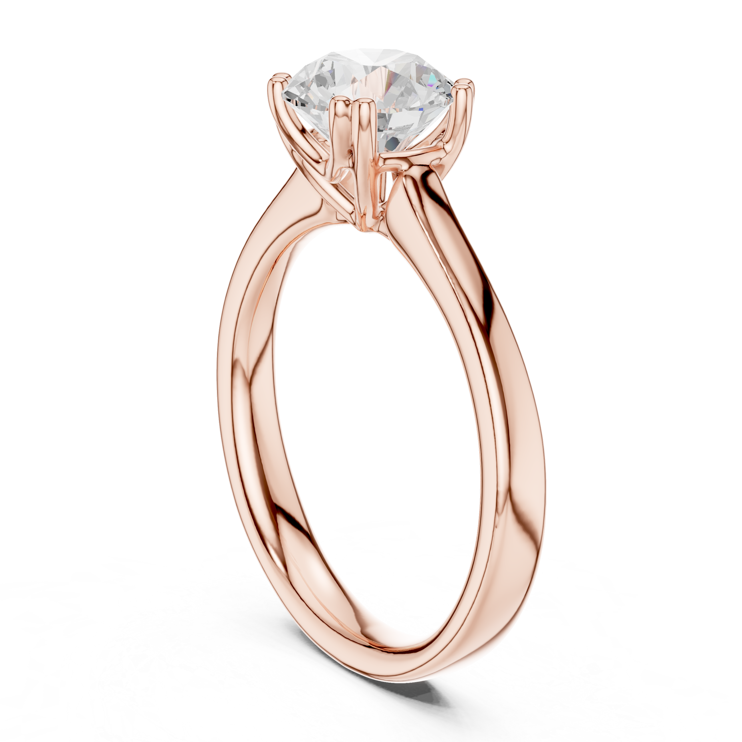Classic Solitaire Diamond Engagement Ring