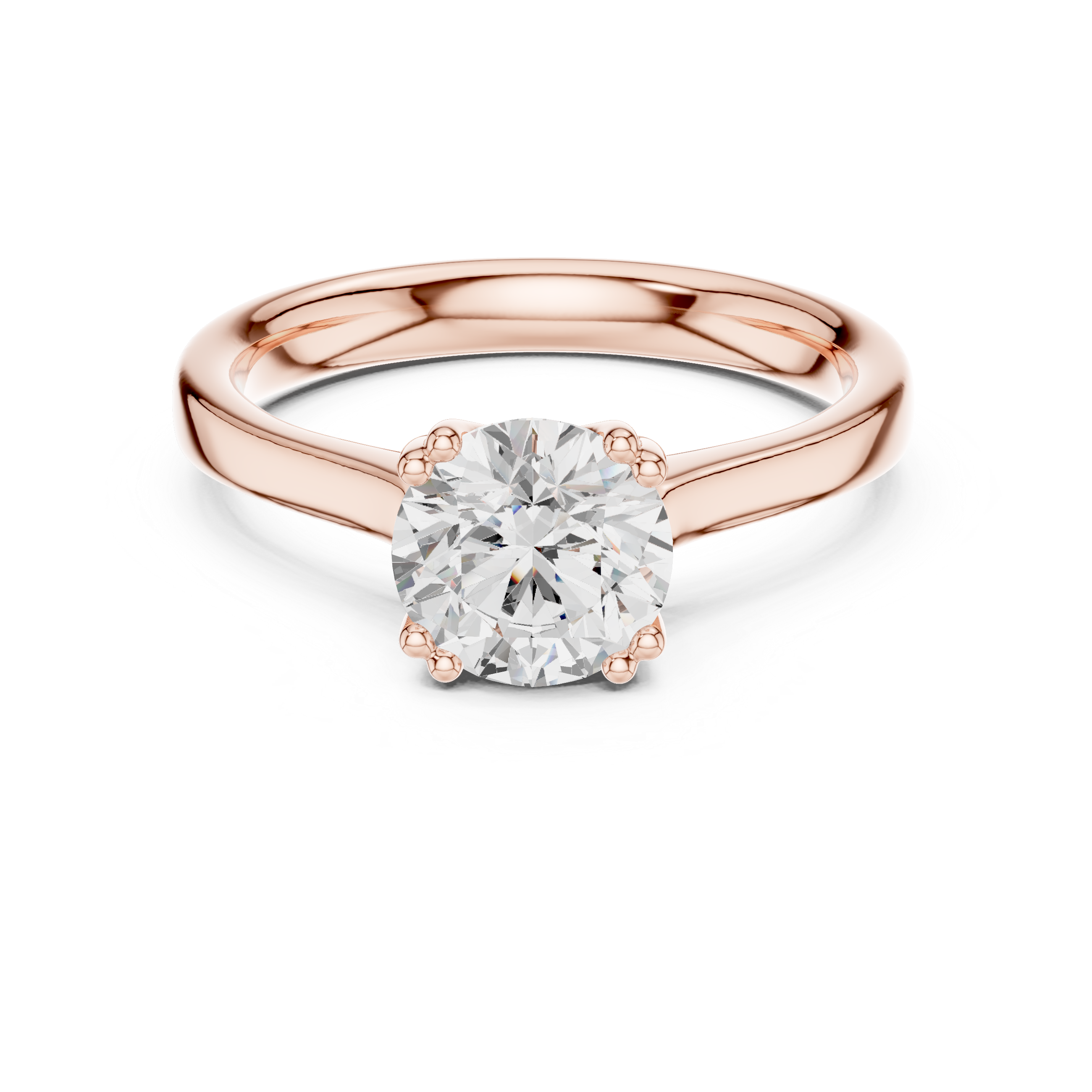 Classic Solitaire Diamond Engagement Ring