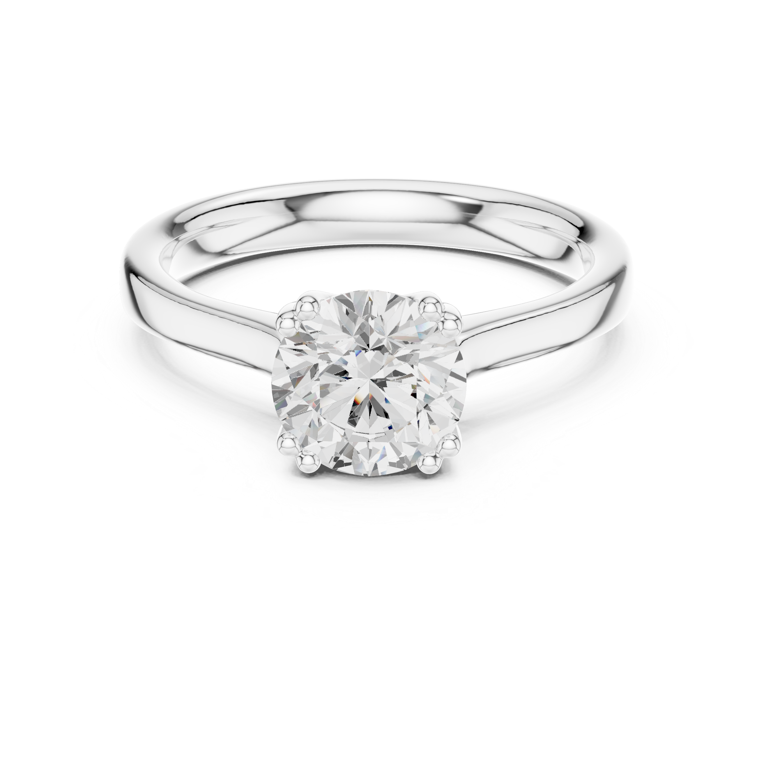 Classic Solitaire Diamond Engagement Ring