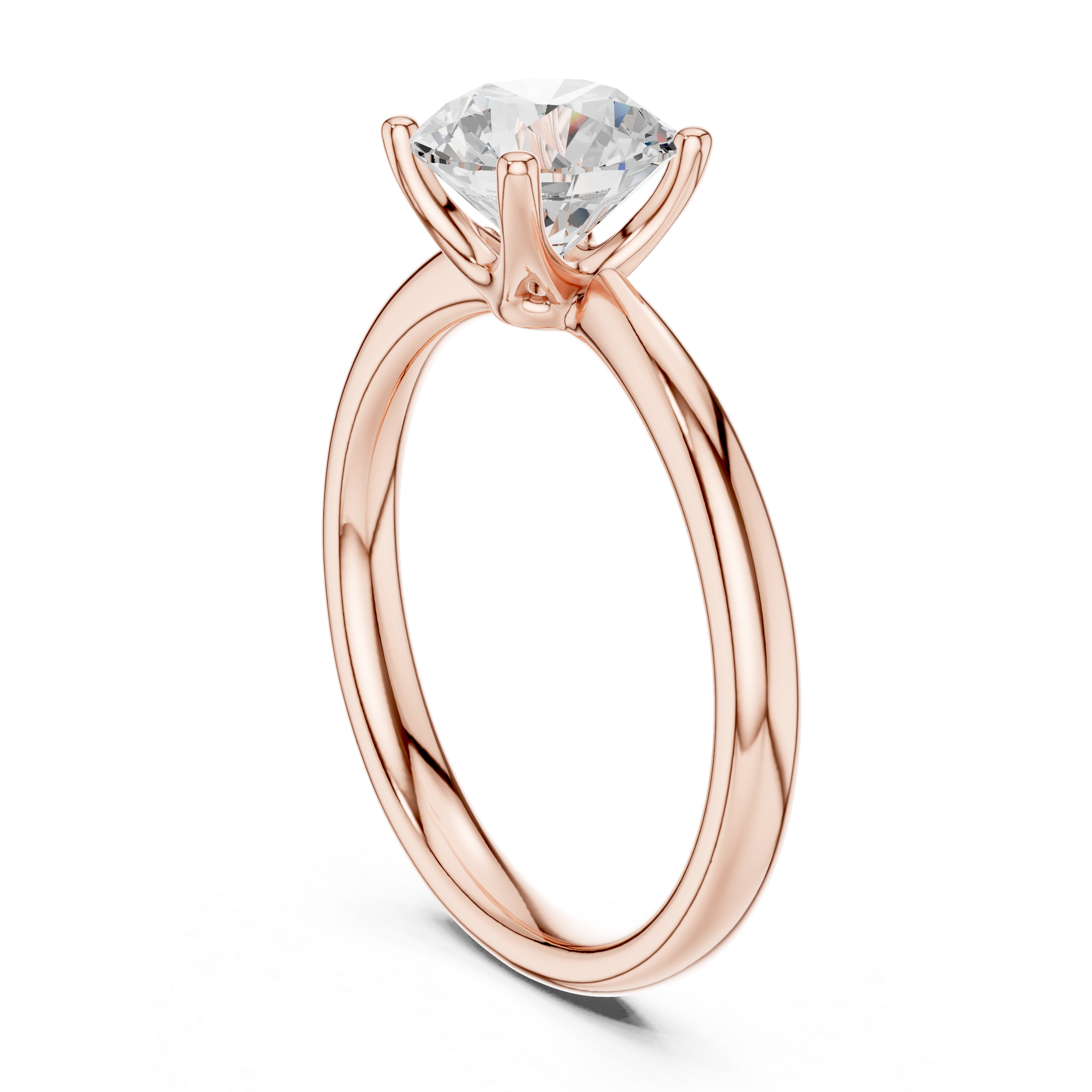 Classic Four-Prong Solitaire Engagement Ring