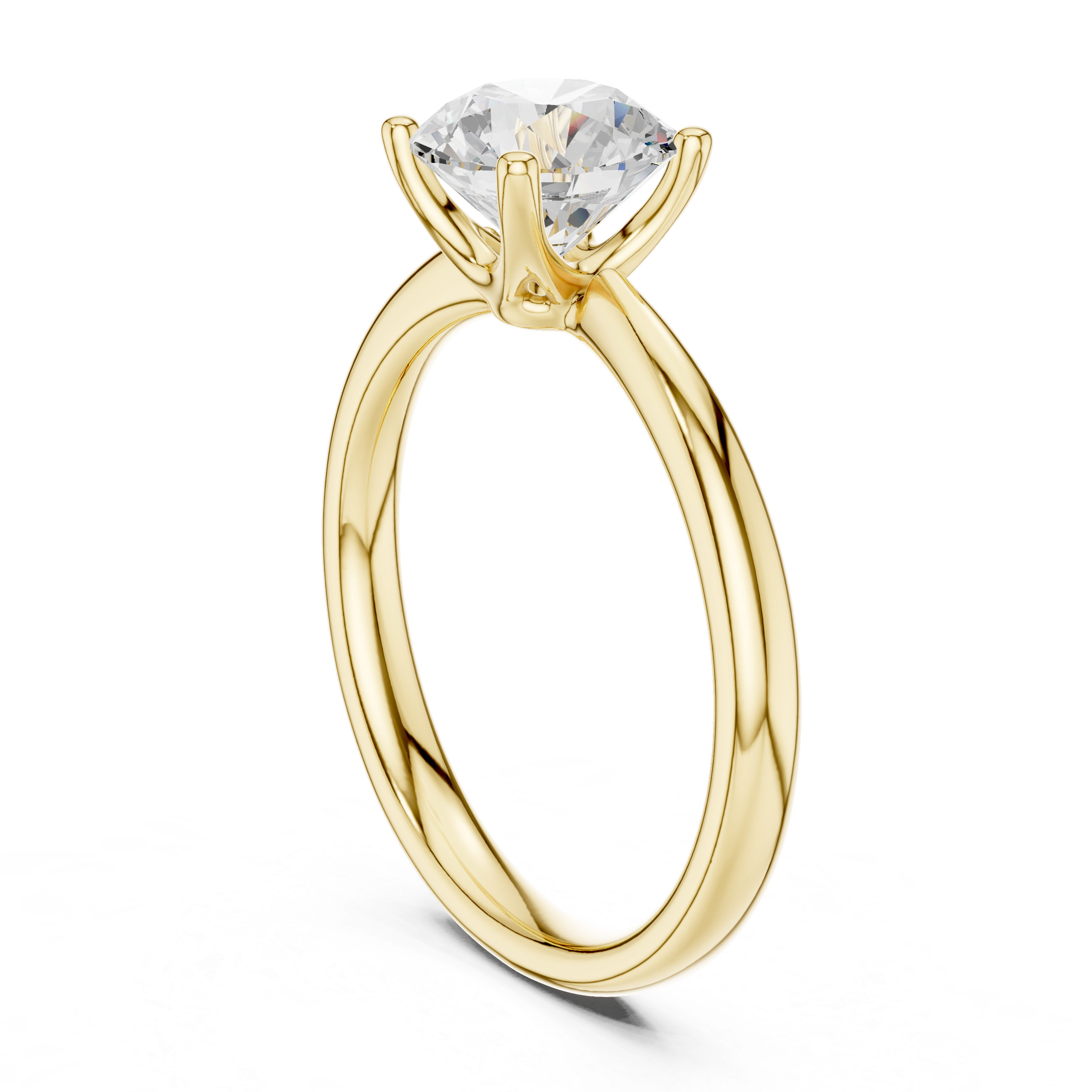Classic Four-Prong Solitaire Engagement Ring