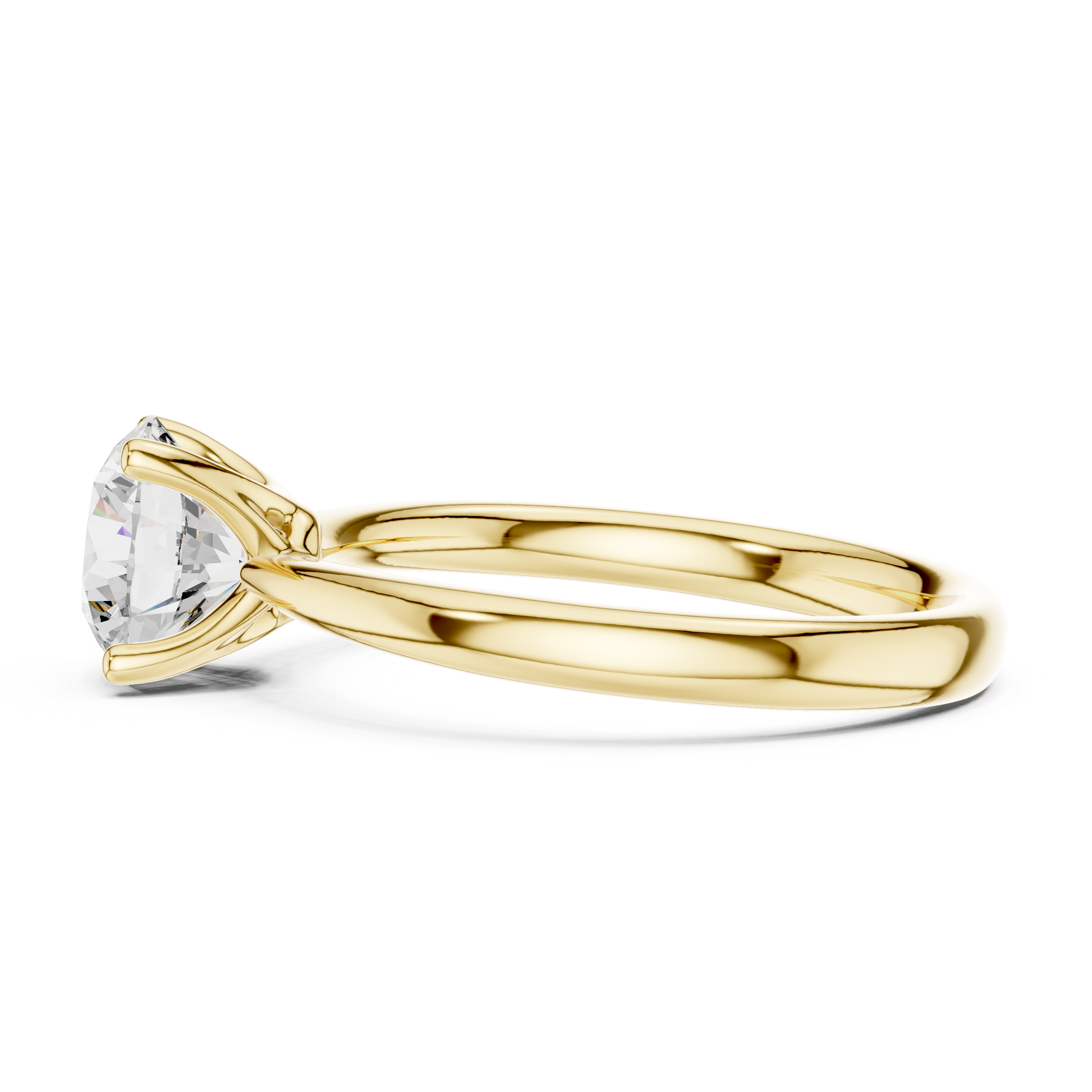 Classic Four-Prong Solitaire Engagement Ring