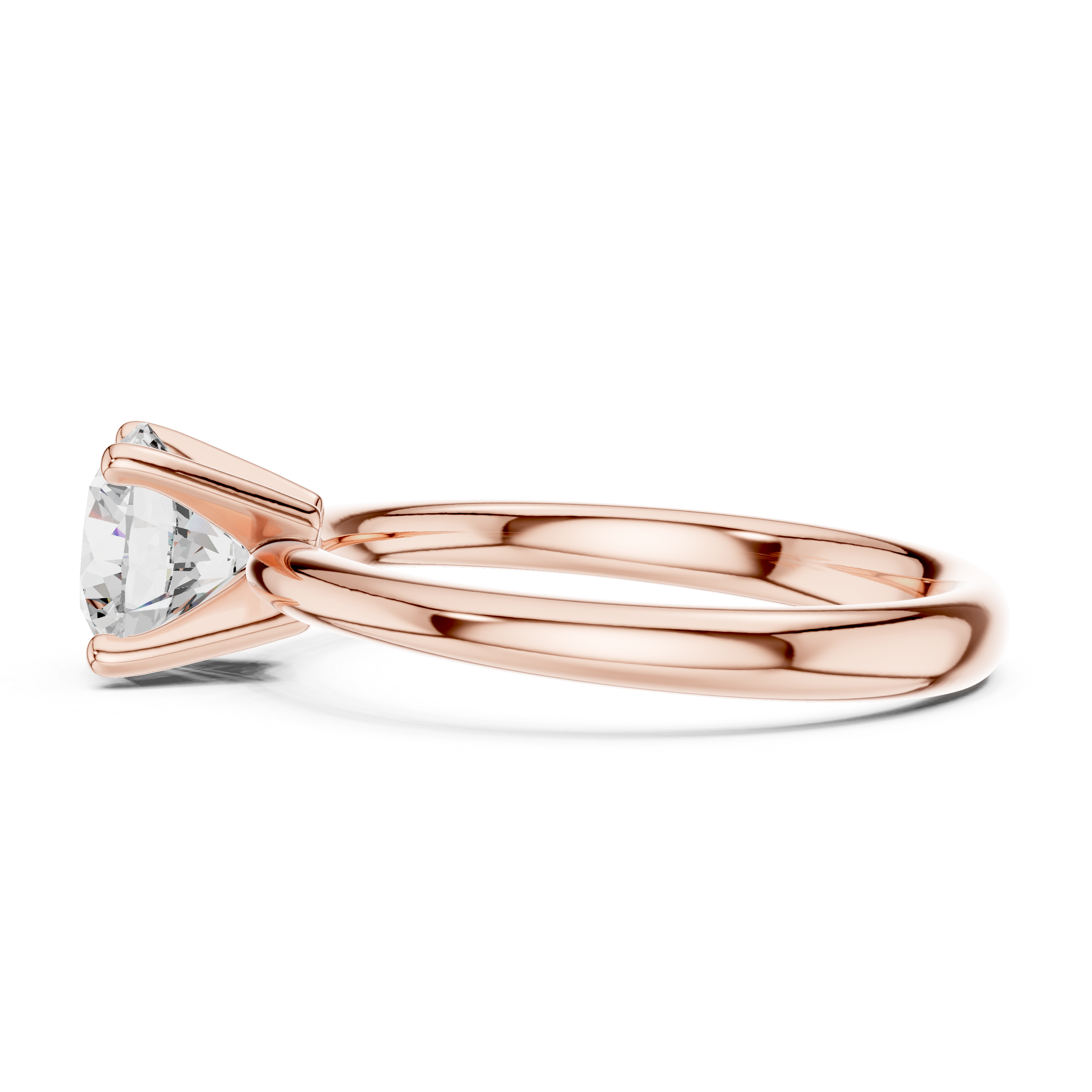 Classic Solitaire Diamond Engagement Ring