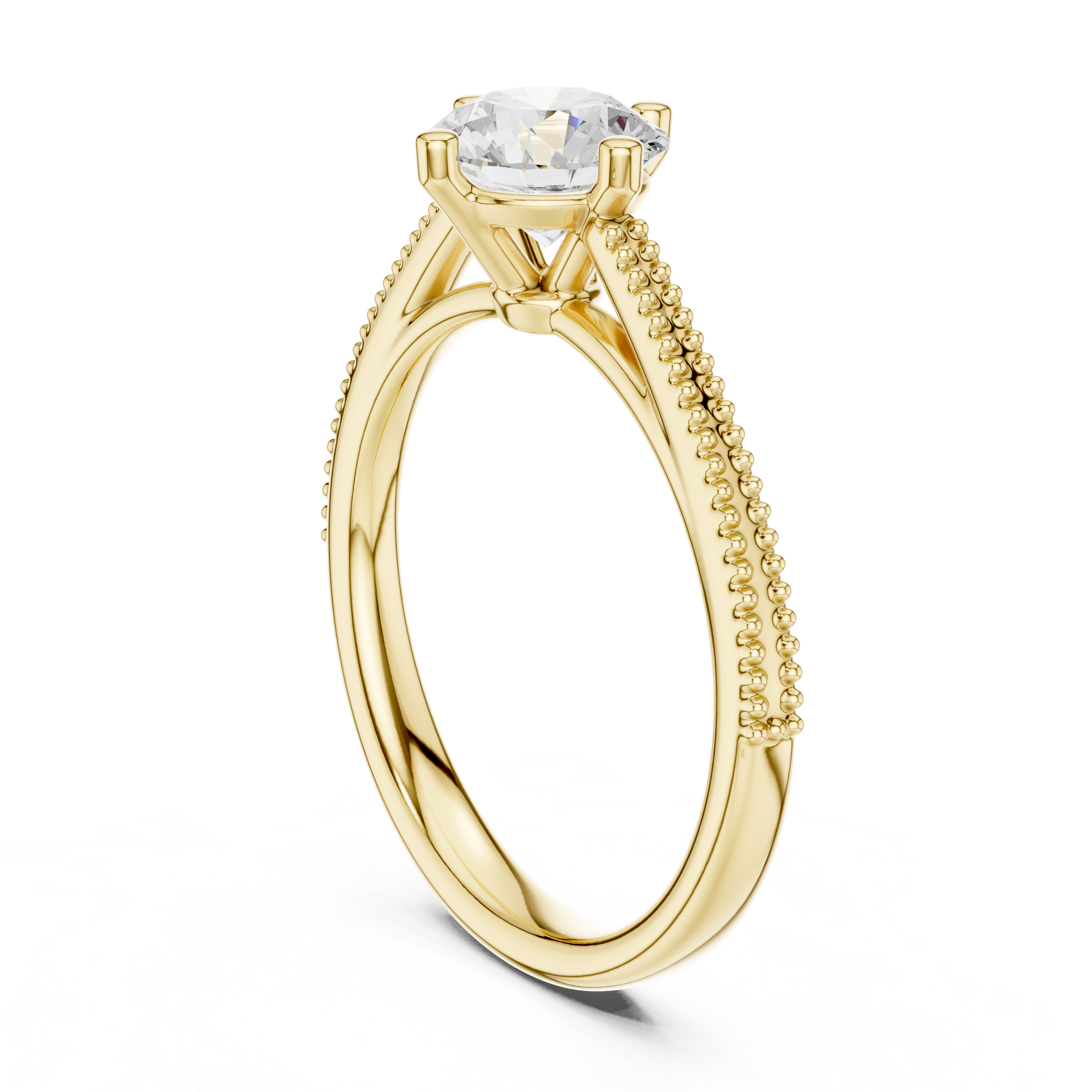 Classic Four Prong Solitaire Engagement Ring