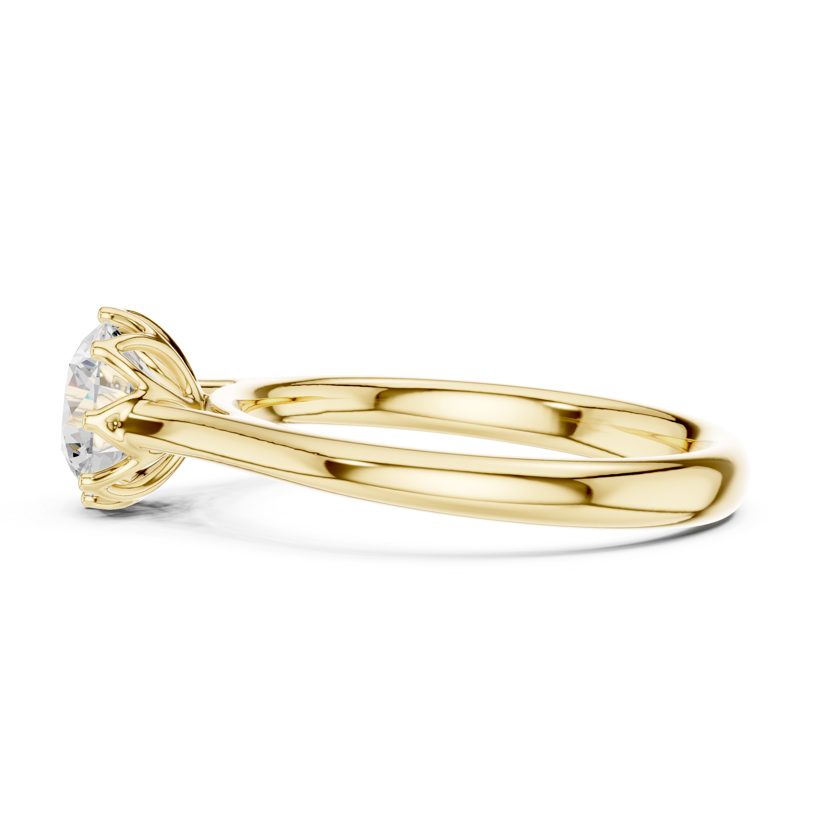 Classic Round Solitaire Engagement Ring