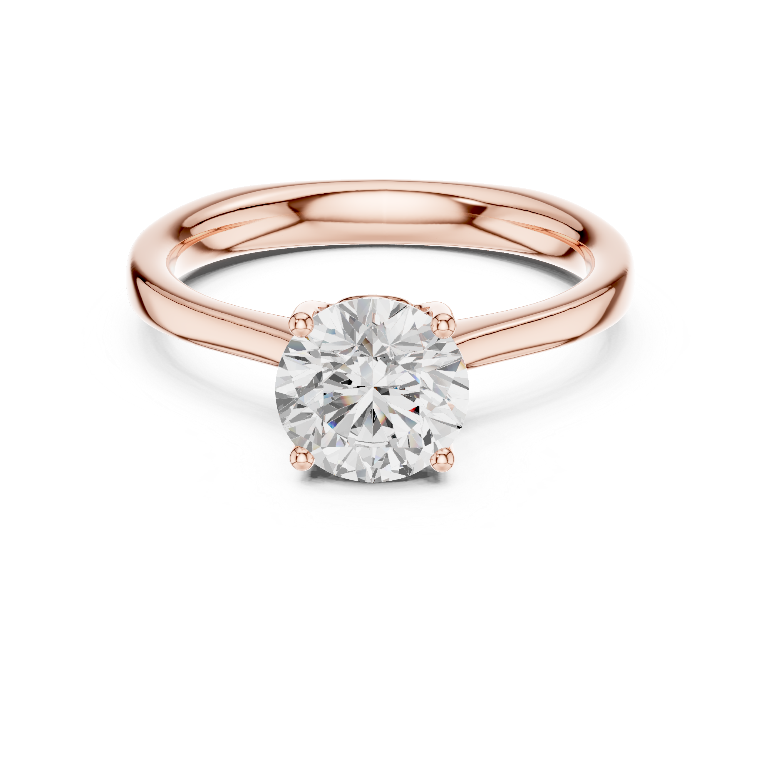 Classic Solitaire Diamond Engagement Ring