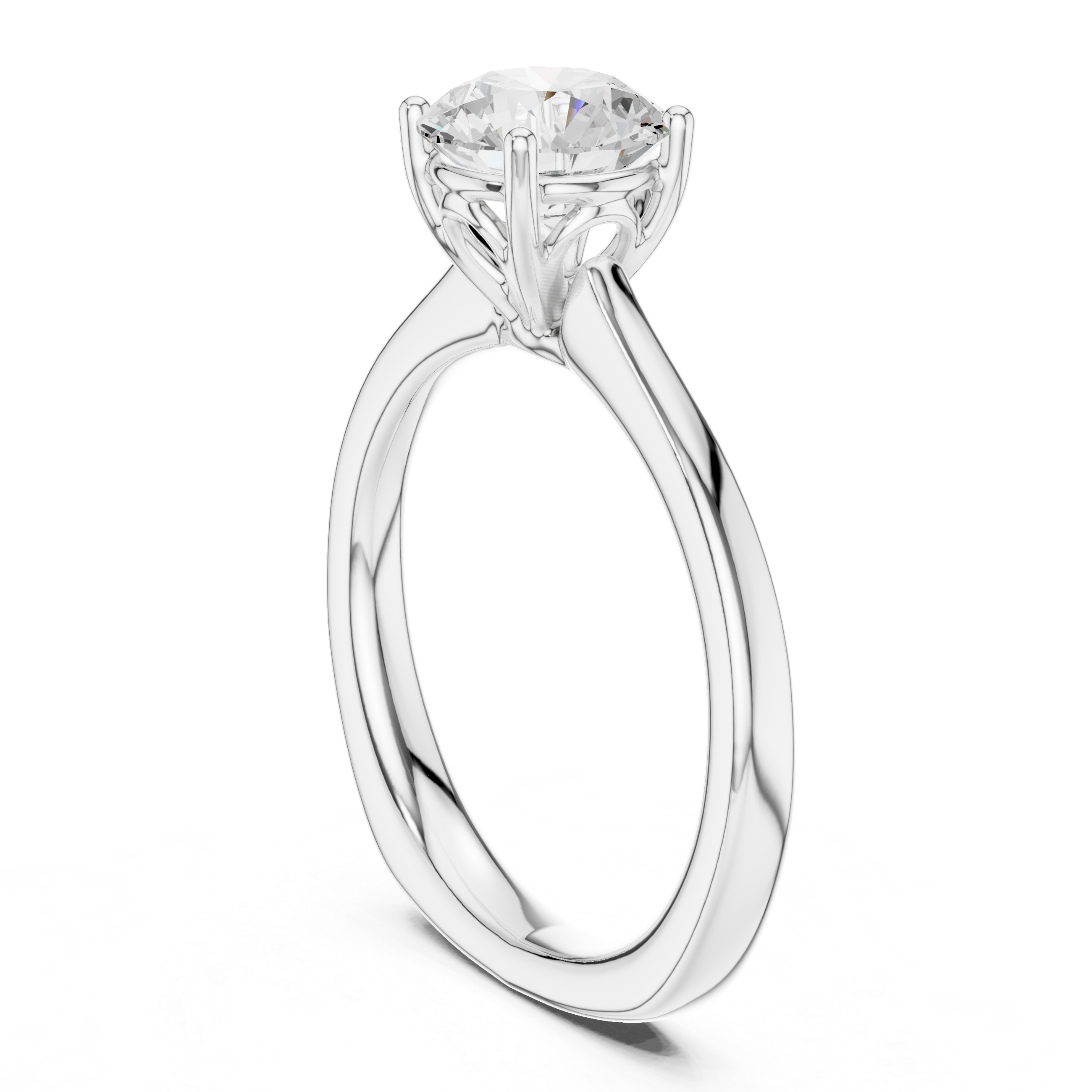 Classic Solitaire Diamond Engagement Ring