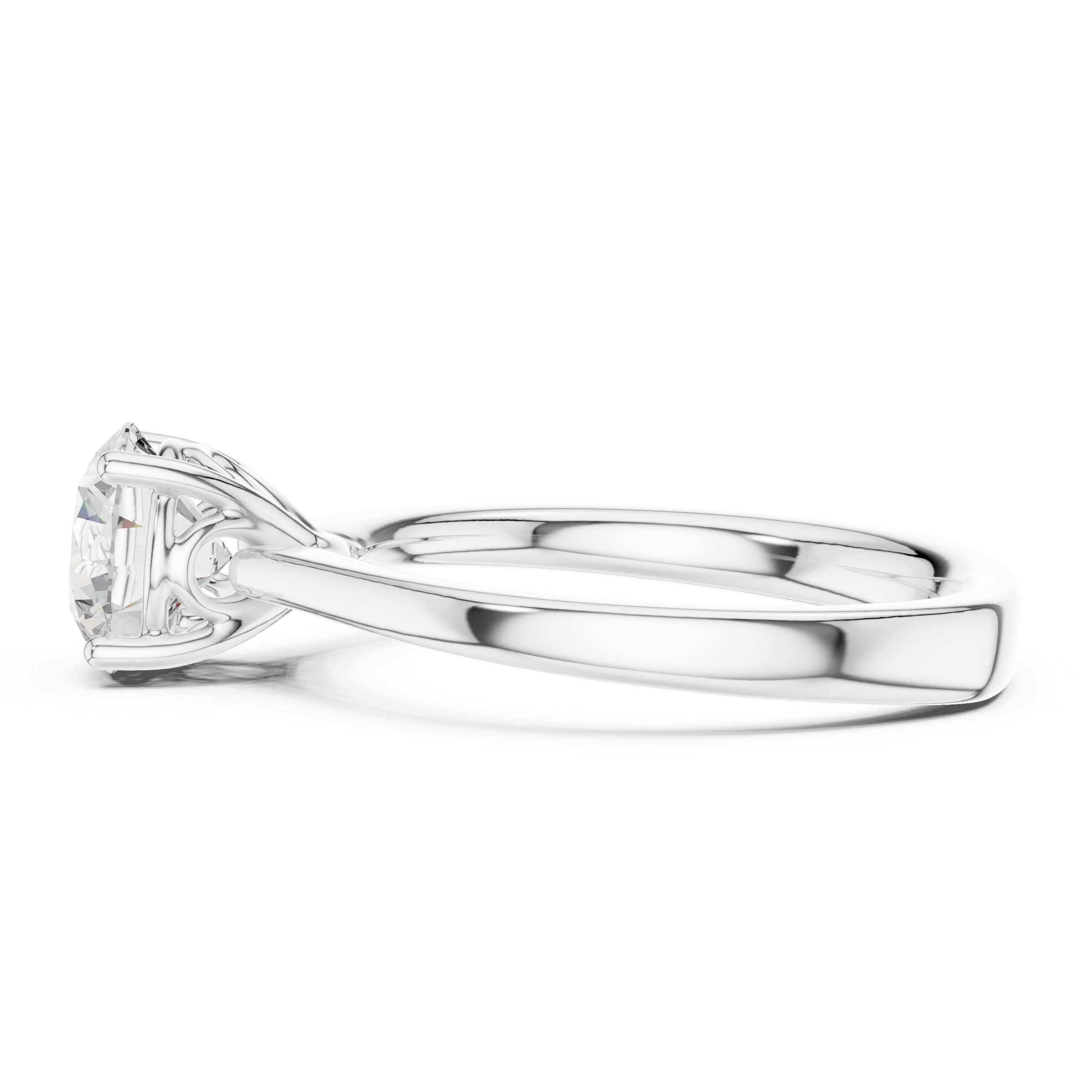 Classic Solitaire Diamond Engagement Ring