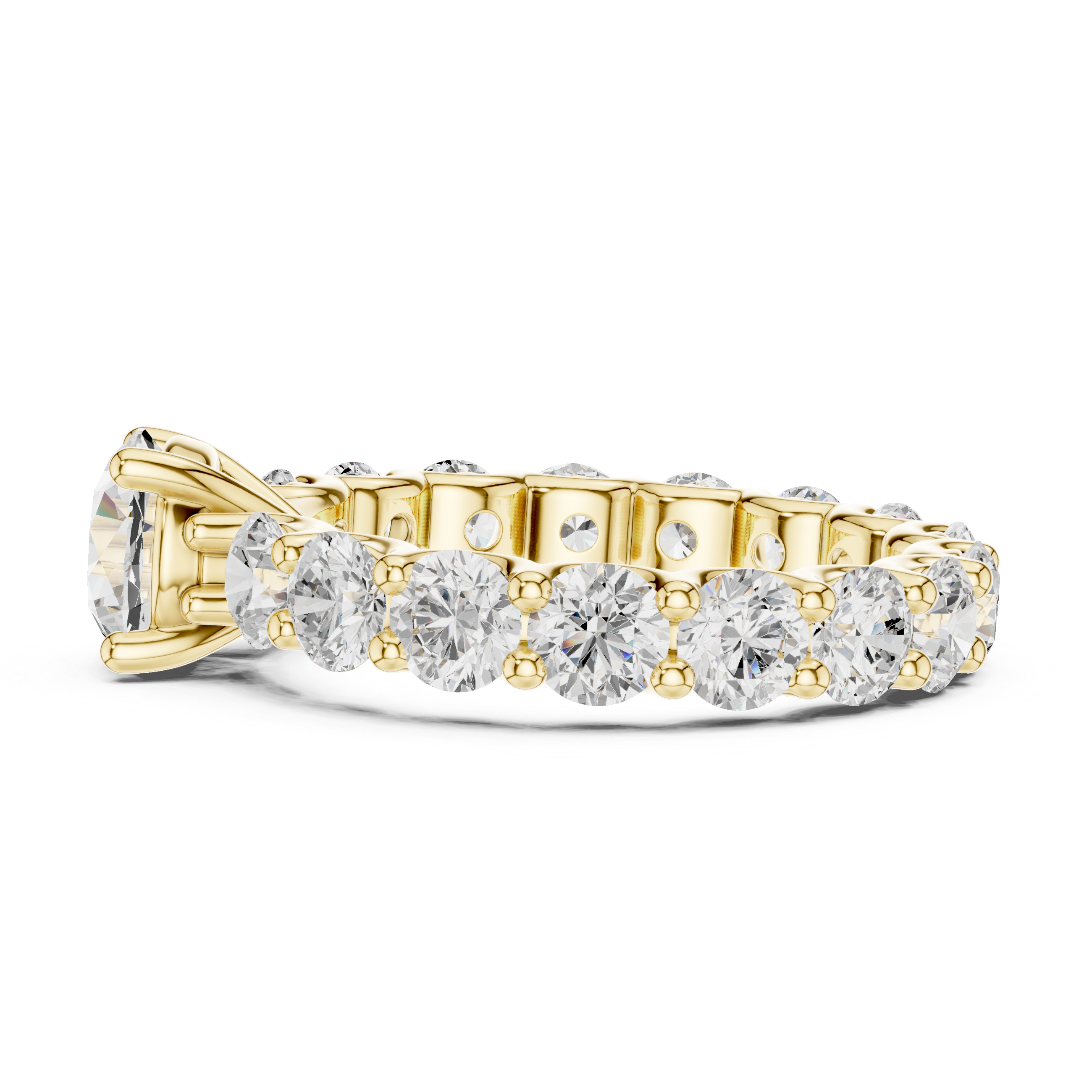 Round Diamond Halo Engagement Ring
