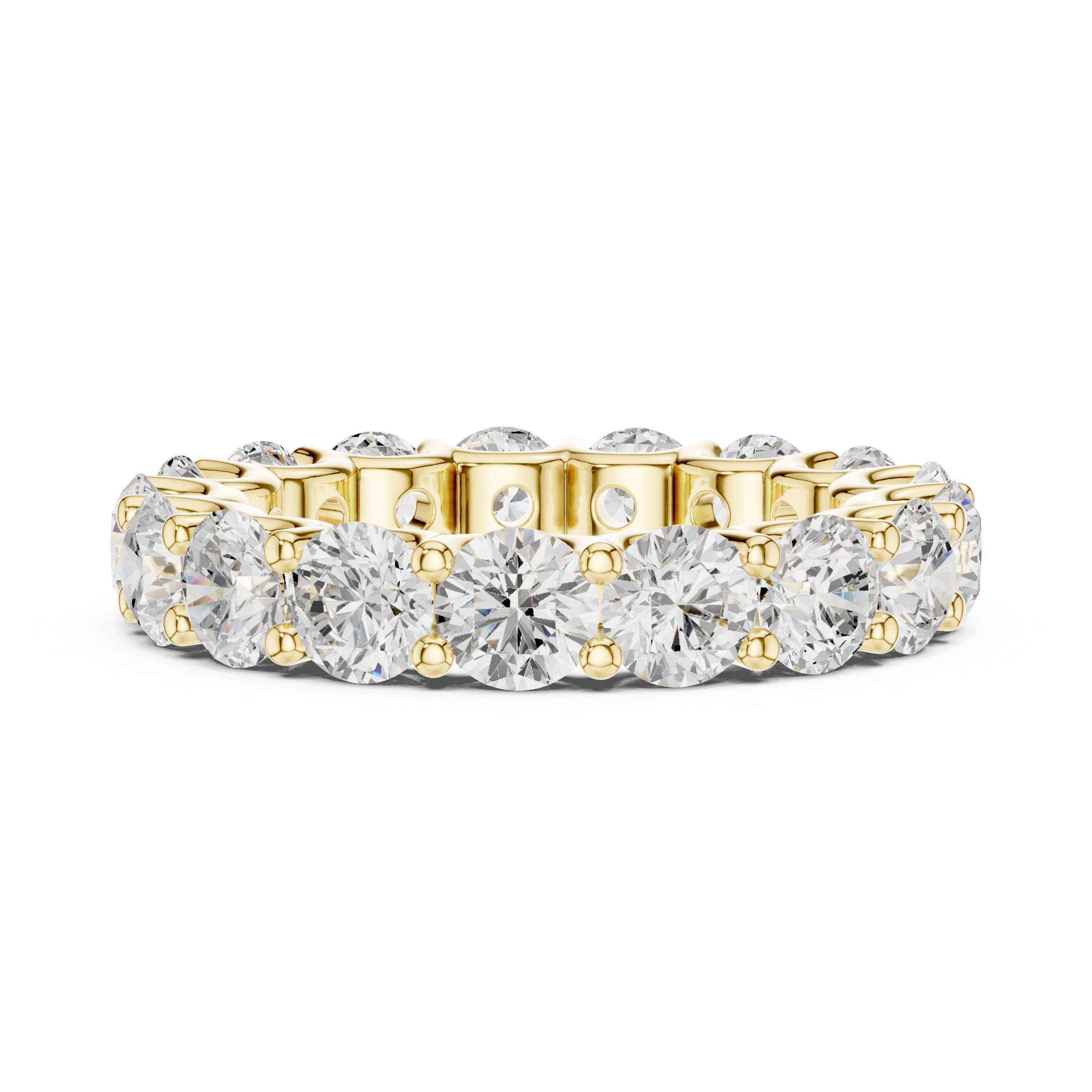 Round Diamond Eternity Wedding Ring