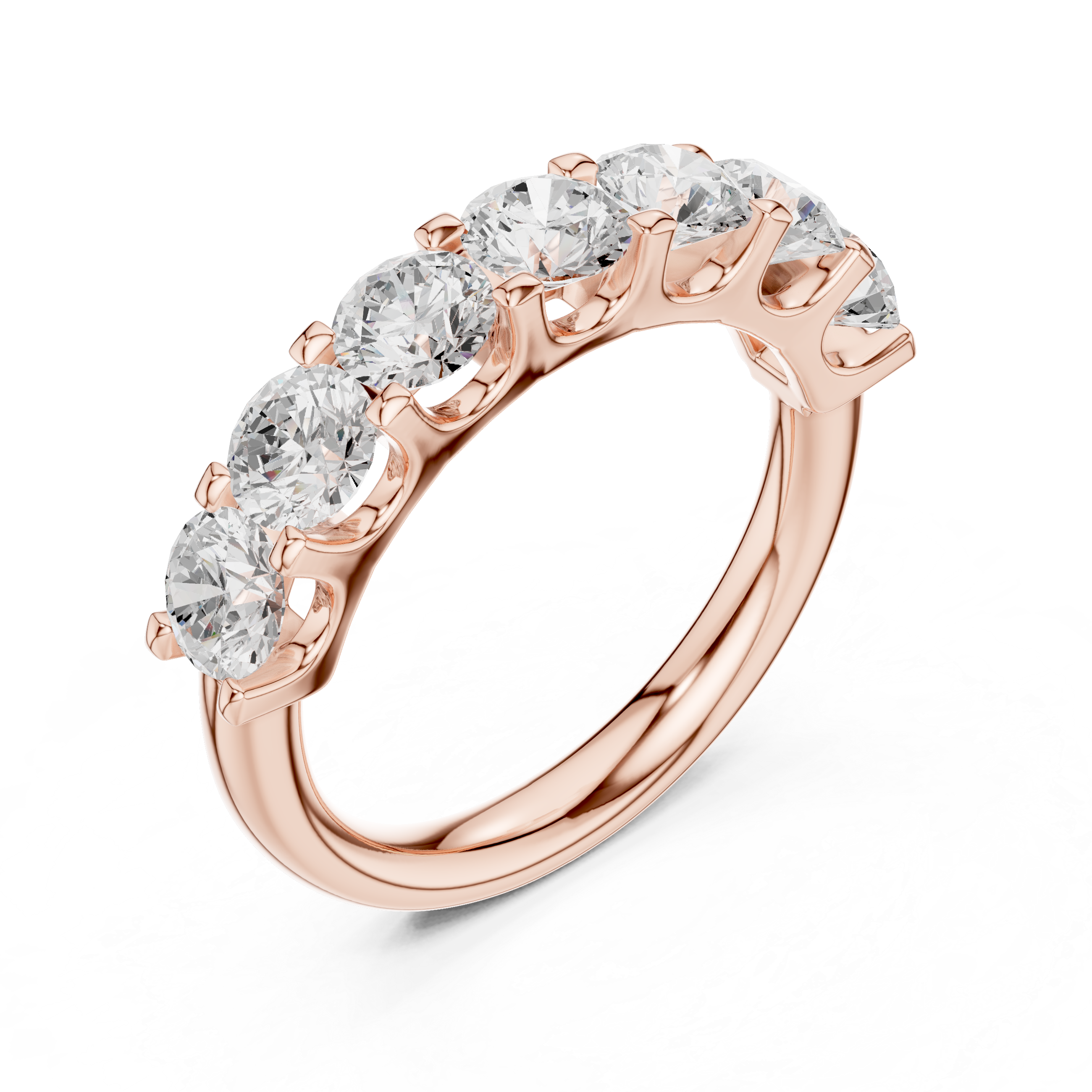 Seven Stone Diamond Anniversary Ring