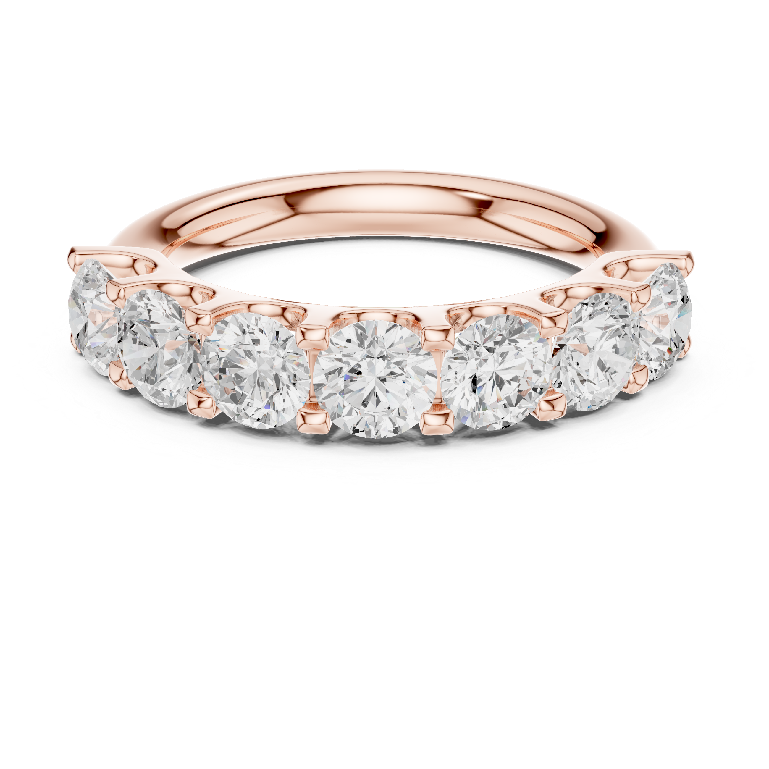 Seven Stone Diamond Anniversary Ring