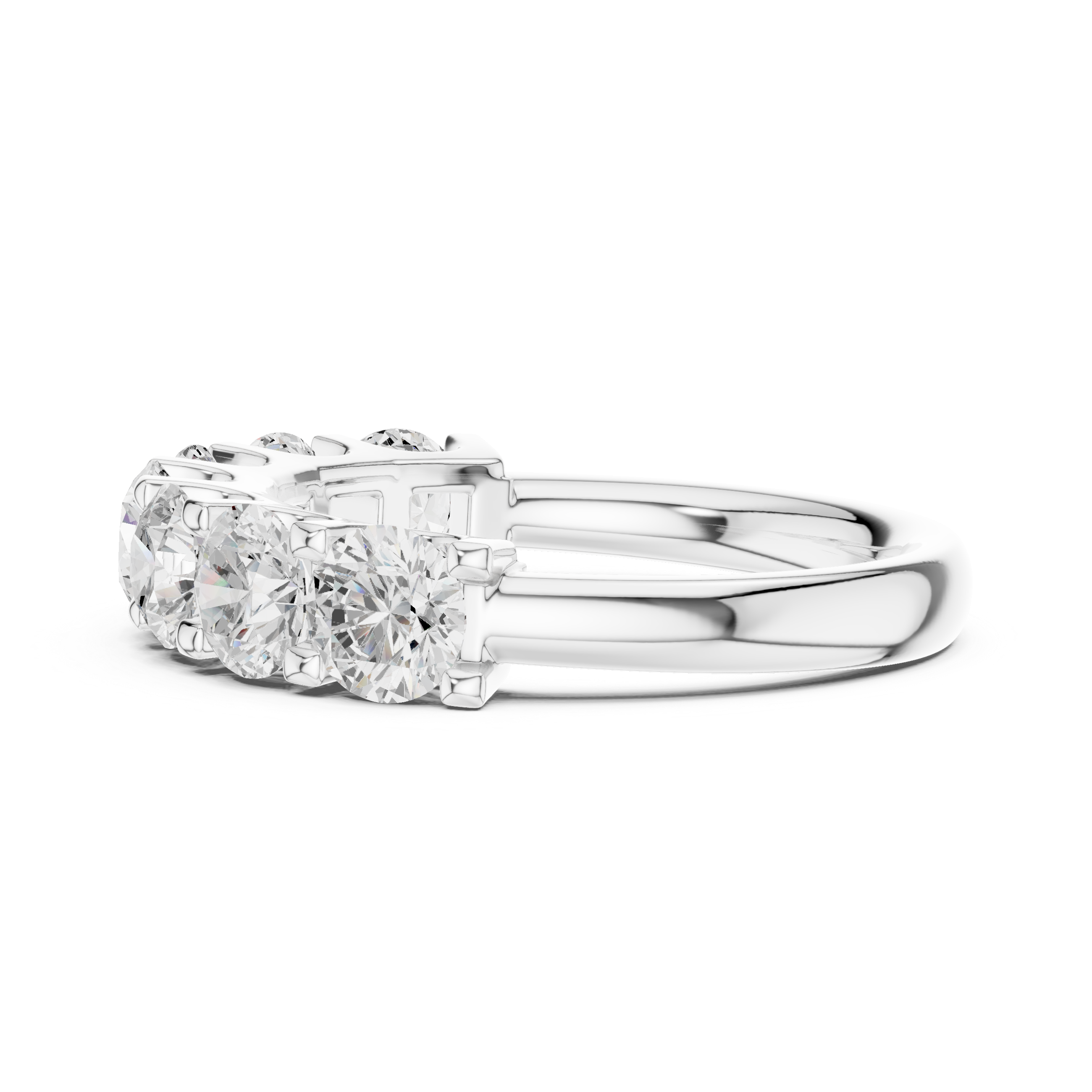Seven Stone Diamond Anniversary Ring