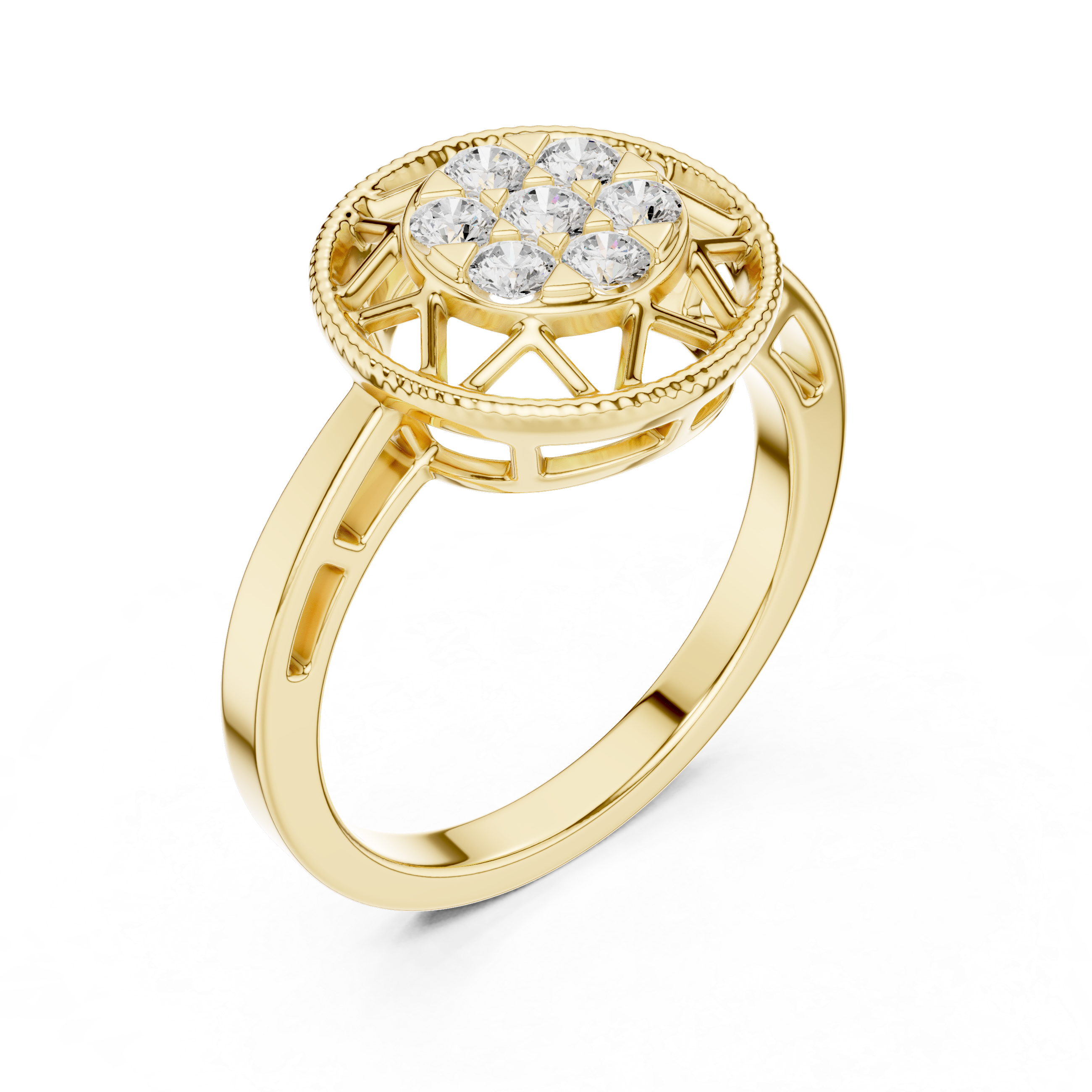 Classic Round Solitaire Engagement Ring