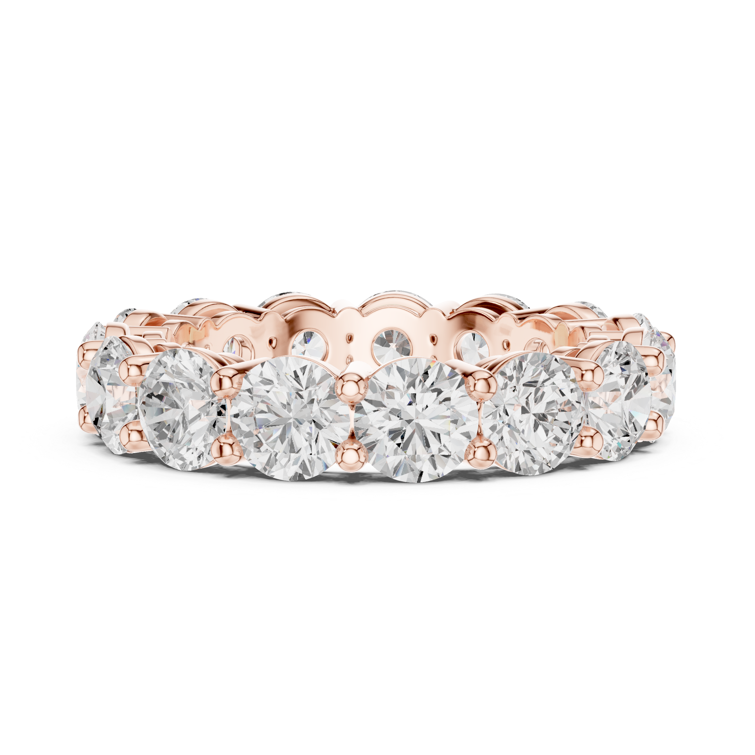 Luxury Round Diamond Eternity Band