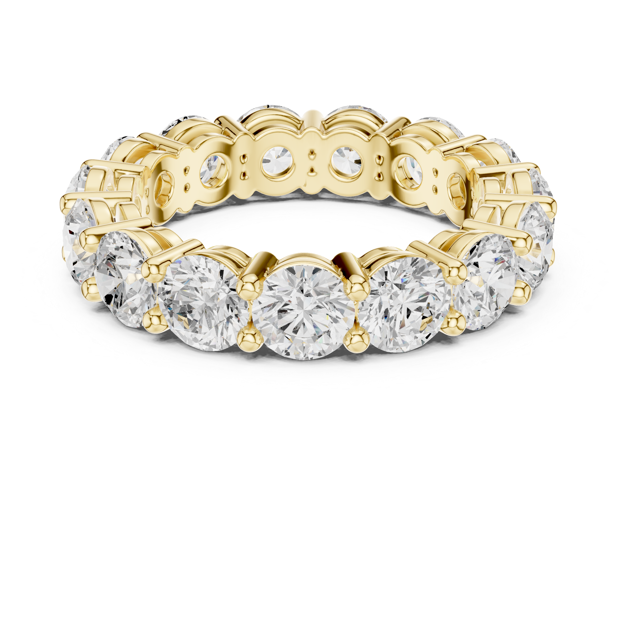 Luxury Round Diamond Eternity Band