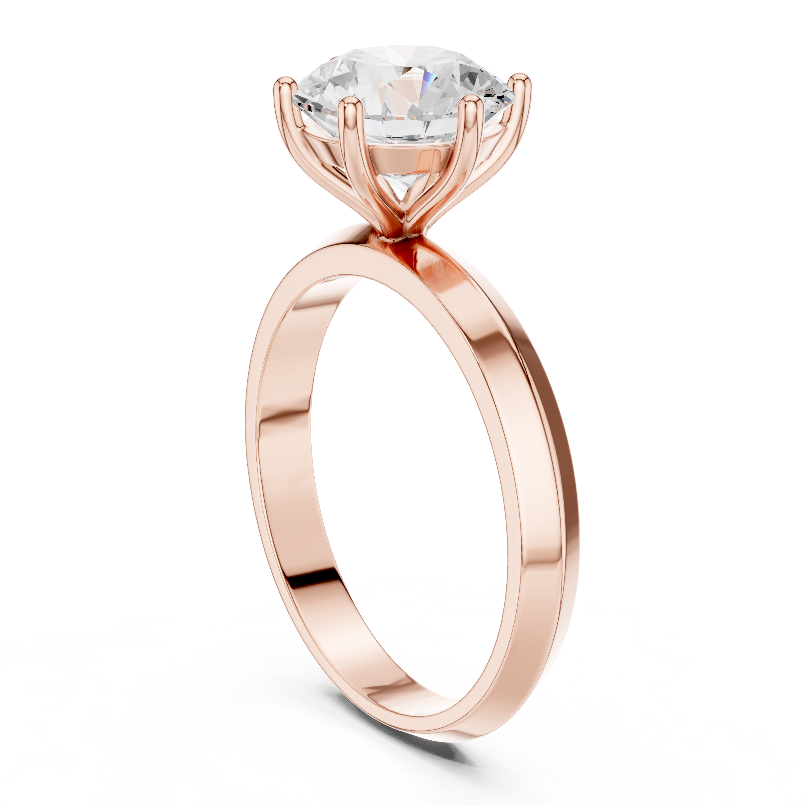 Classic Solitaire Diamond Engagement Ring