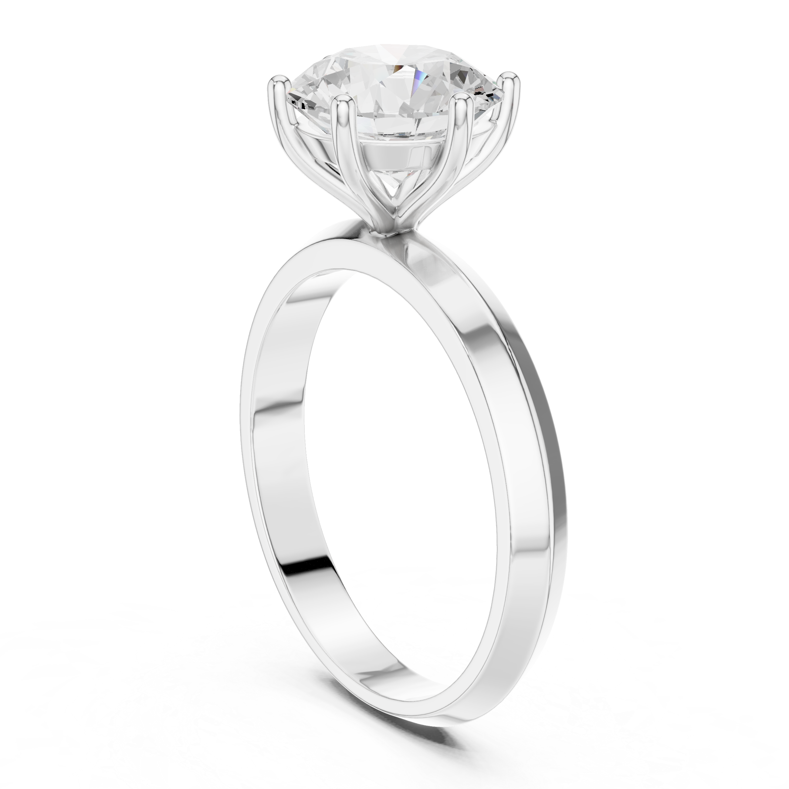 Classic Solitaire Diamond Engagement Ring