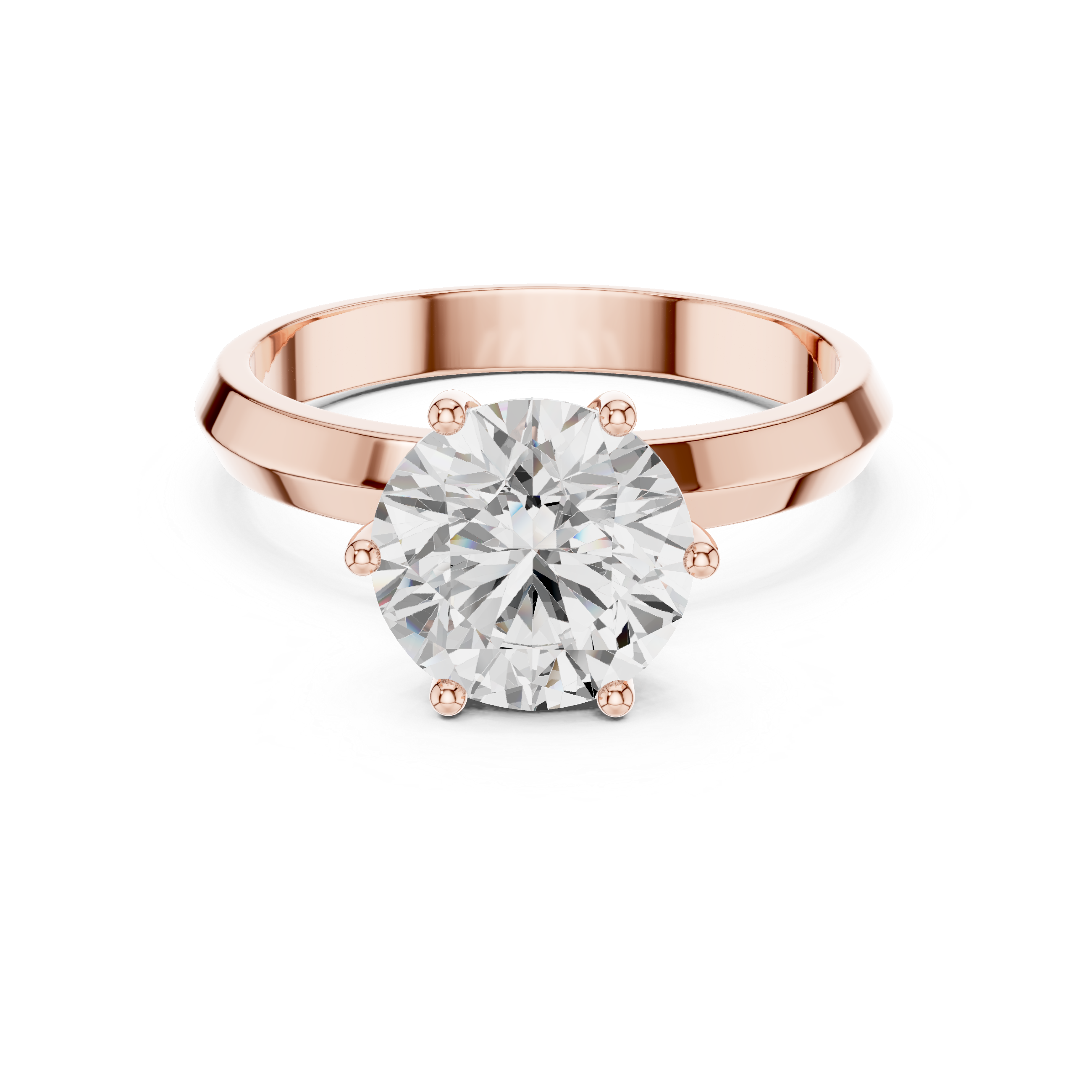 Classic Solitaire Diamond Engagement Ring