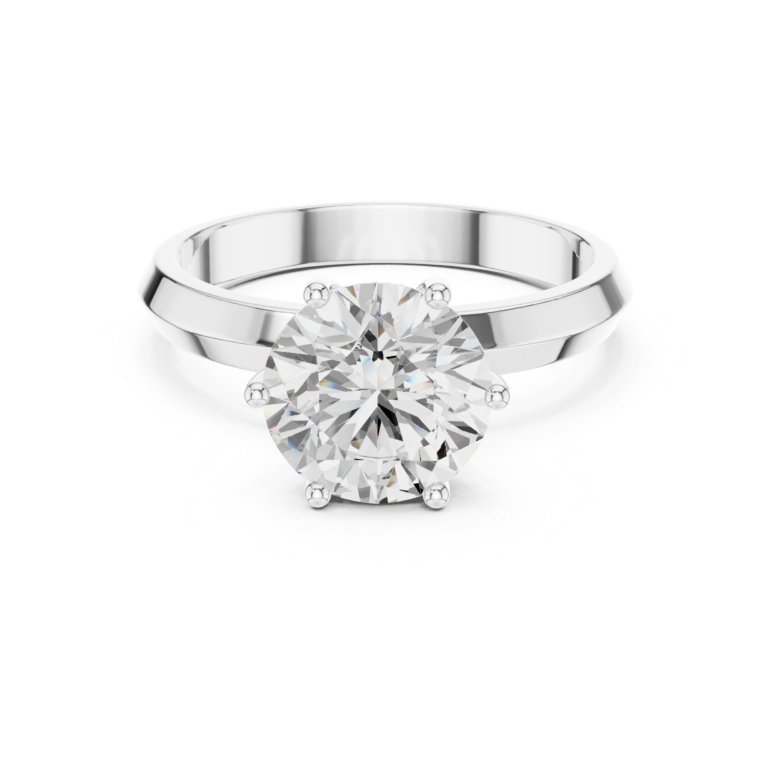Classic Solitaire Diamond Engagement Ring