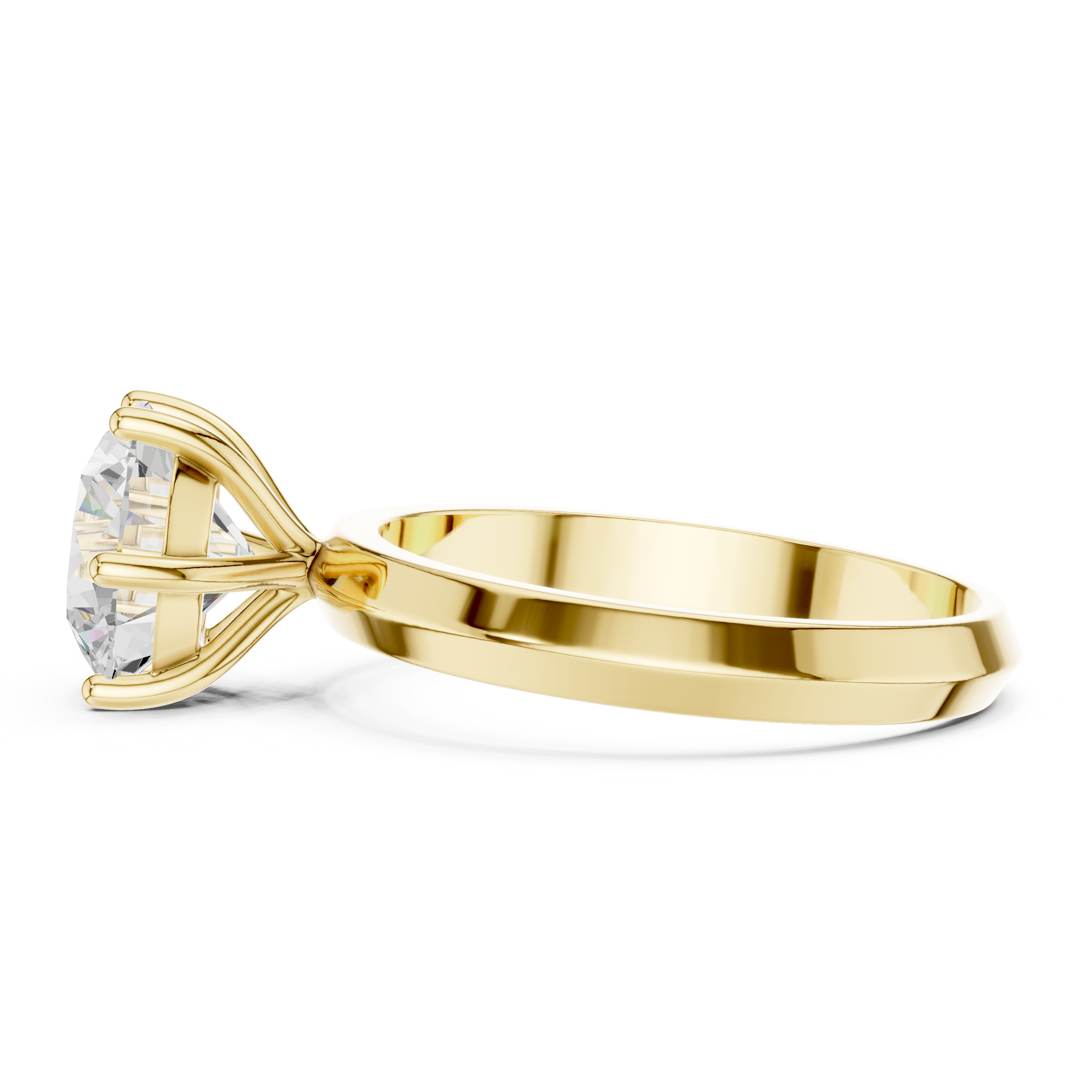 Classic Solitaire Diamond Engagement Ring