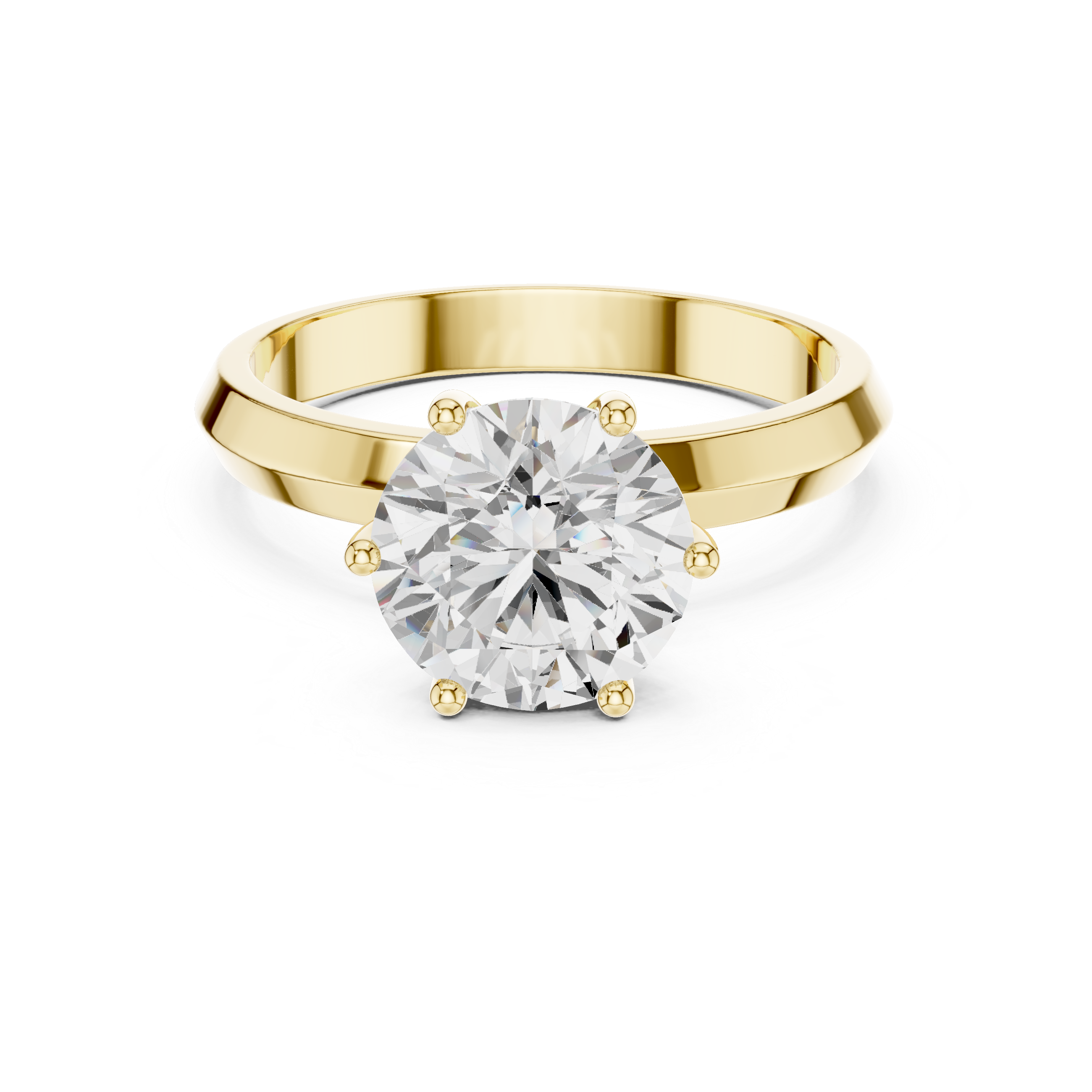 Classic Solitaire Diamond Engagement Ring