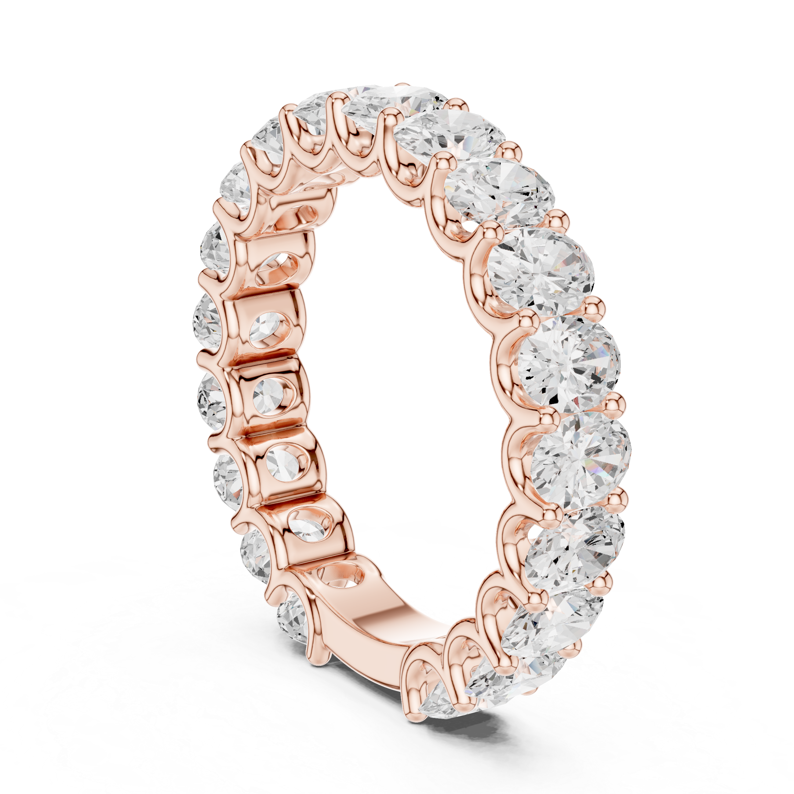 Oval Diamond Eternity Ring
