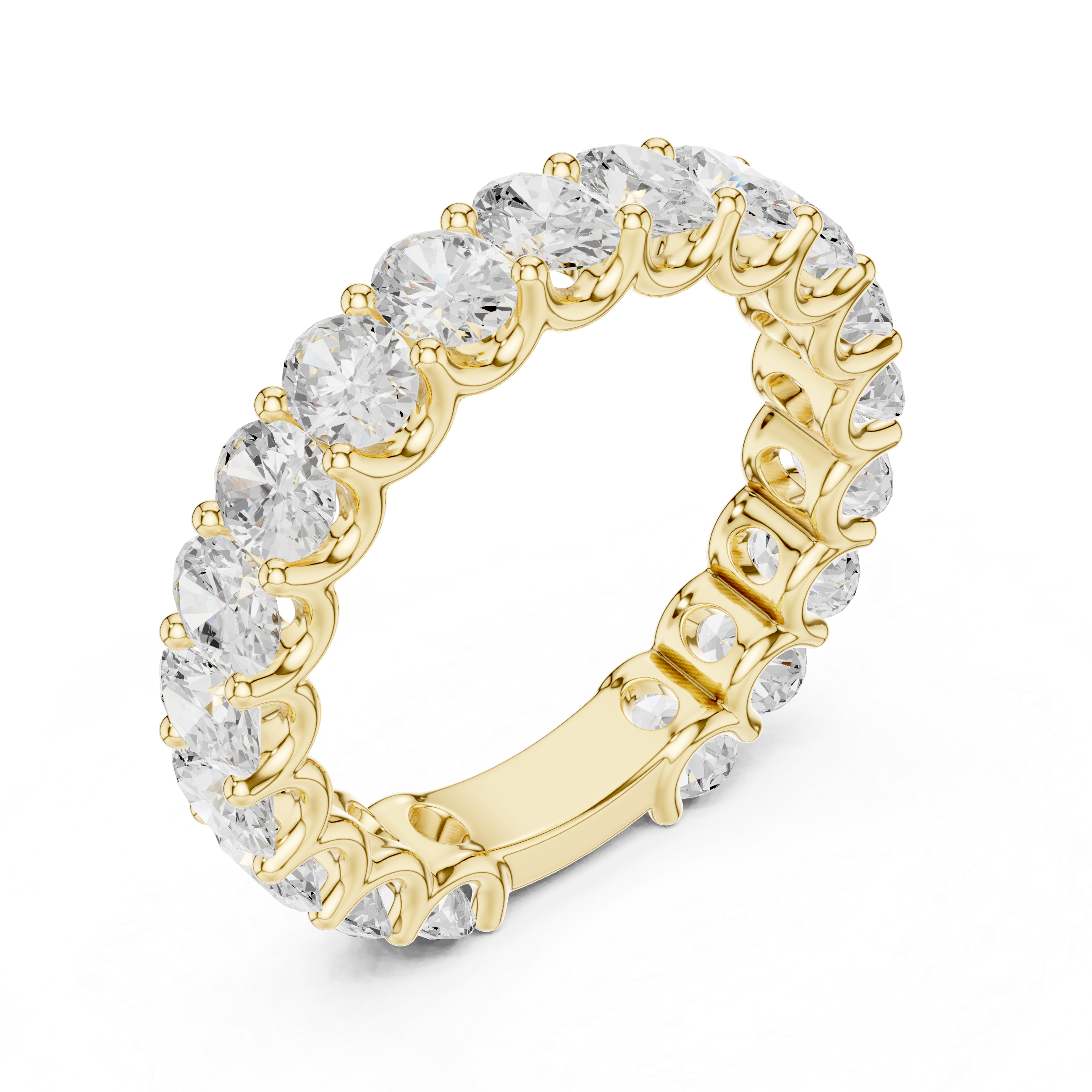 Oval Diamond Eternity Ring