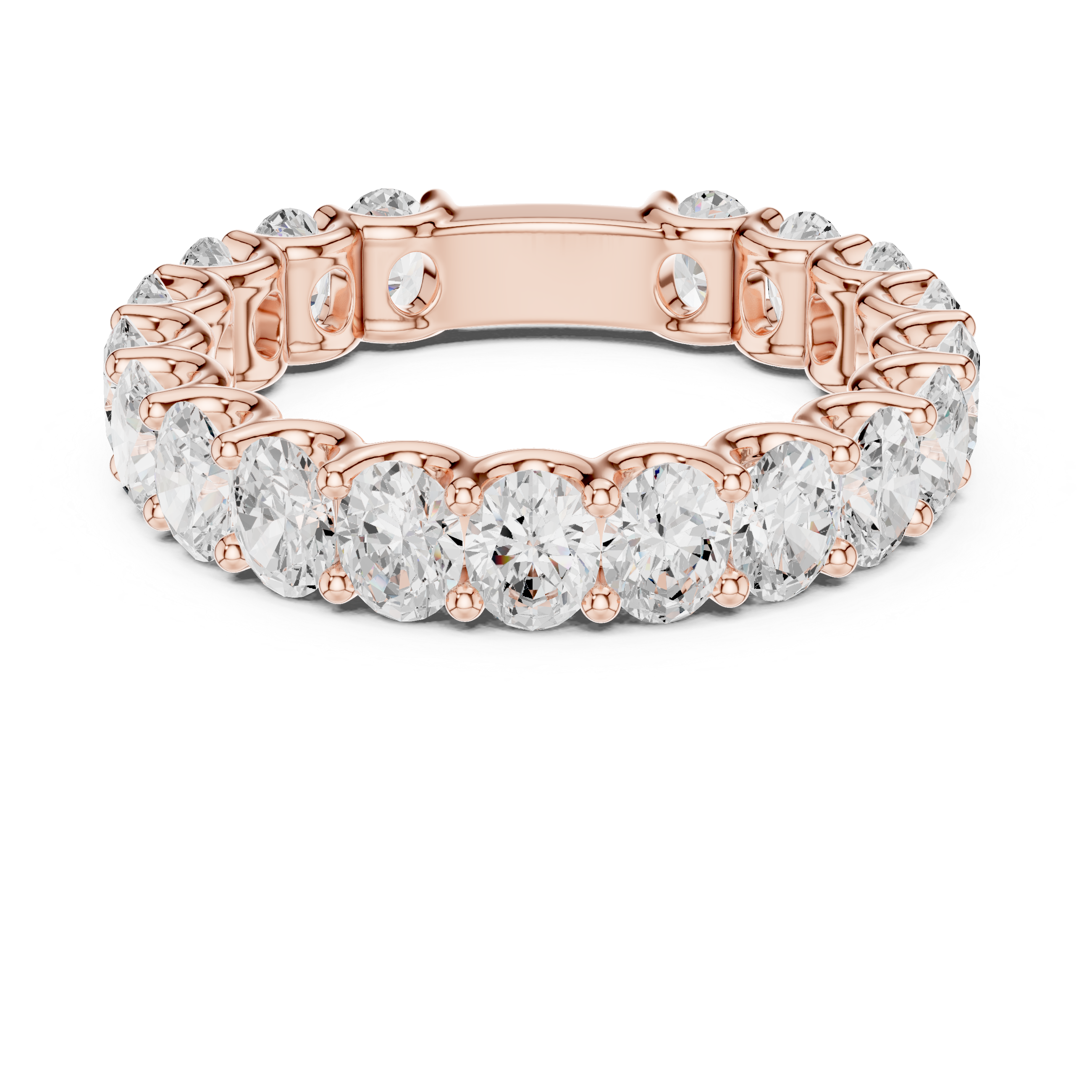 Oval Diamond Eternity Ring