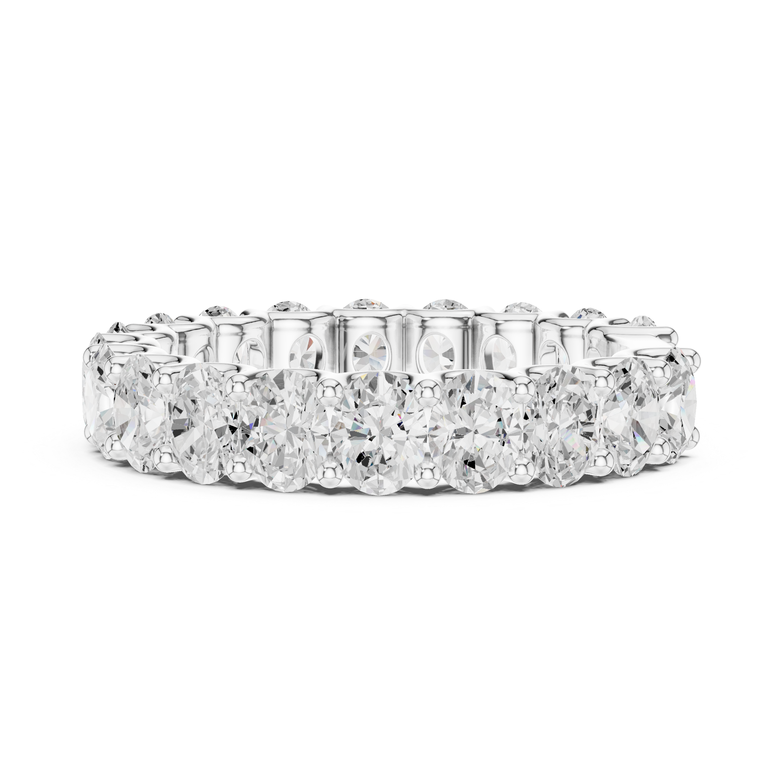 Oval Diamond Eternity Ring
