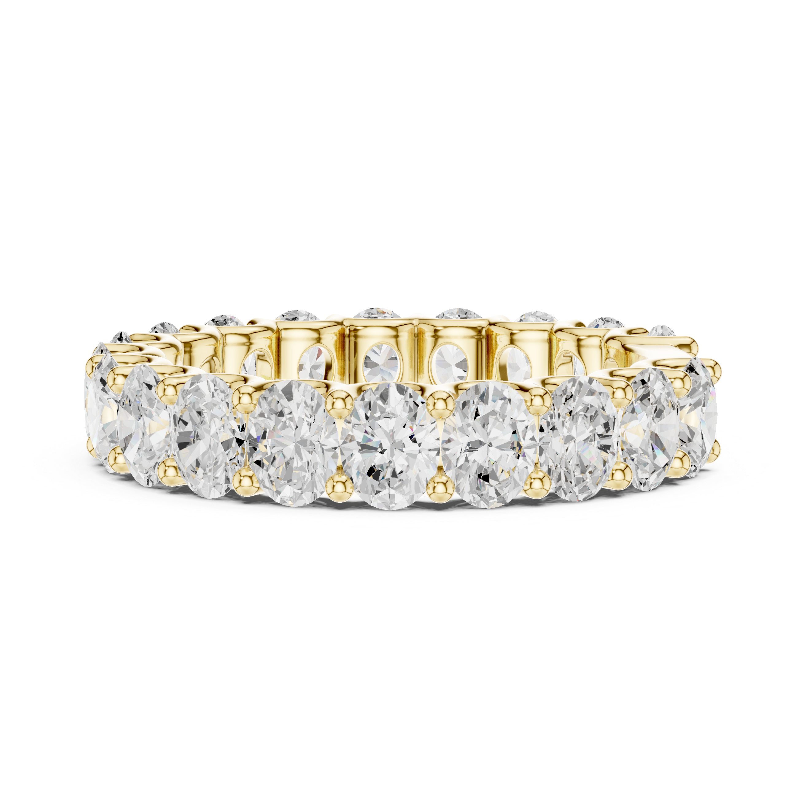 Oval Diamond Eternity Ring